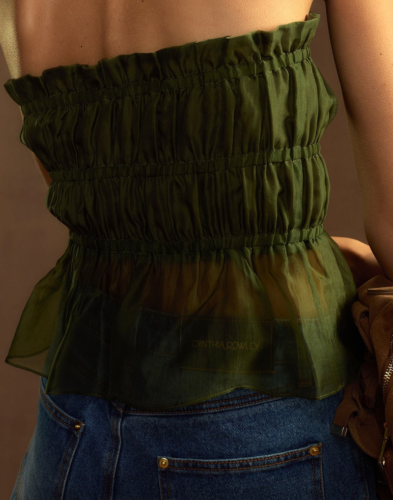 Buckle Up Silk Organza Top 4