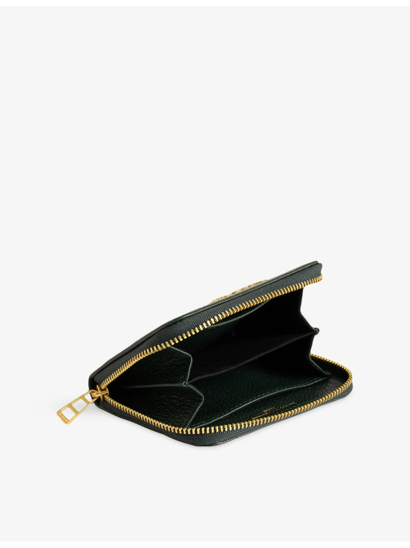 ZV mini logo-plaque leather coin purse 4