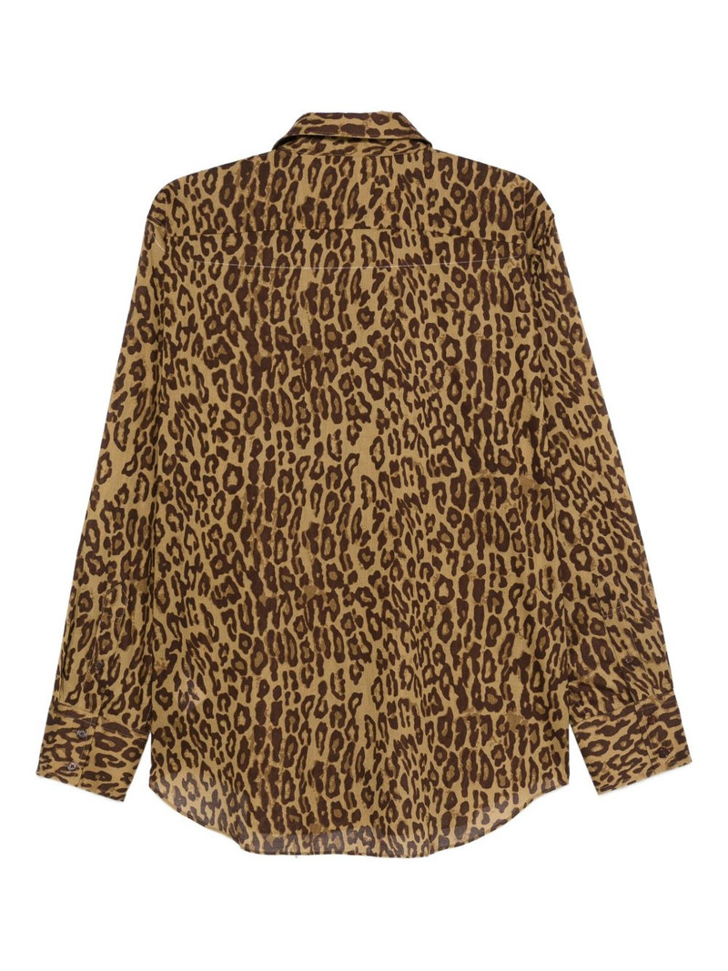 6397 leopard-print buttoned shirt outlook