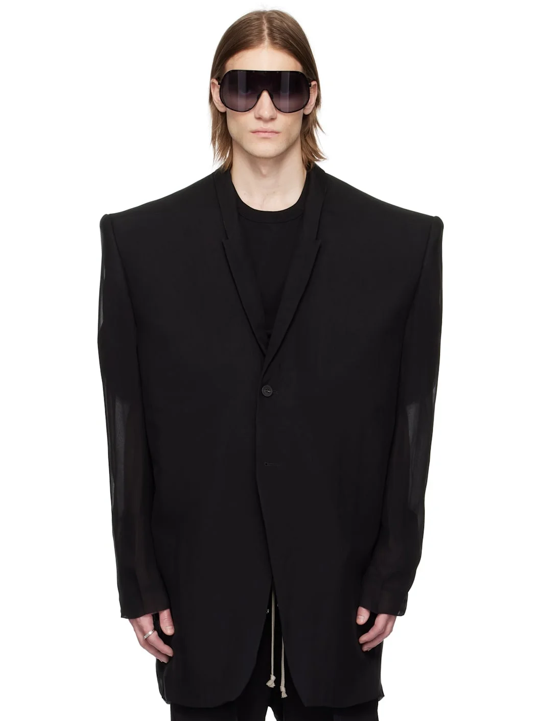 Black Hollywood Rick S Tatlin Blazer - 1