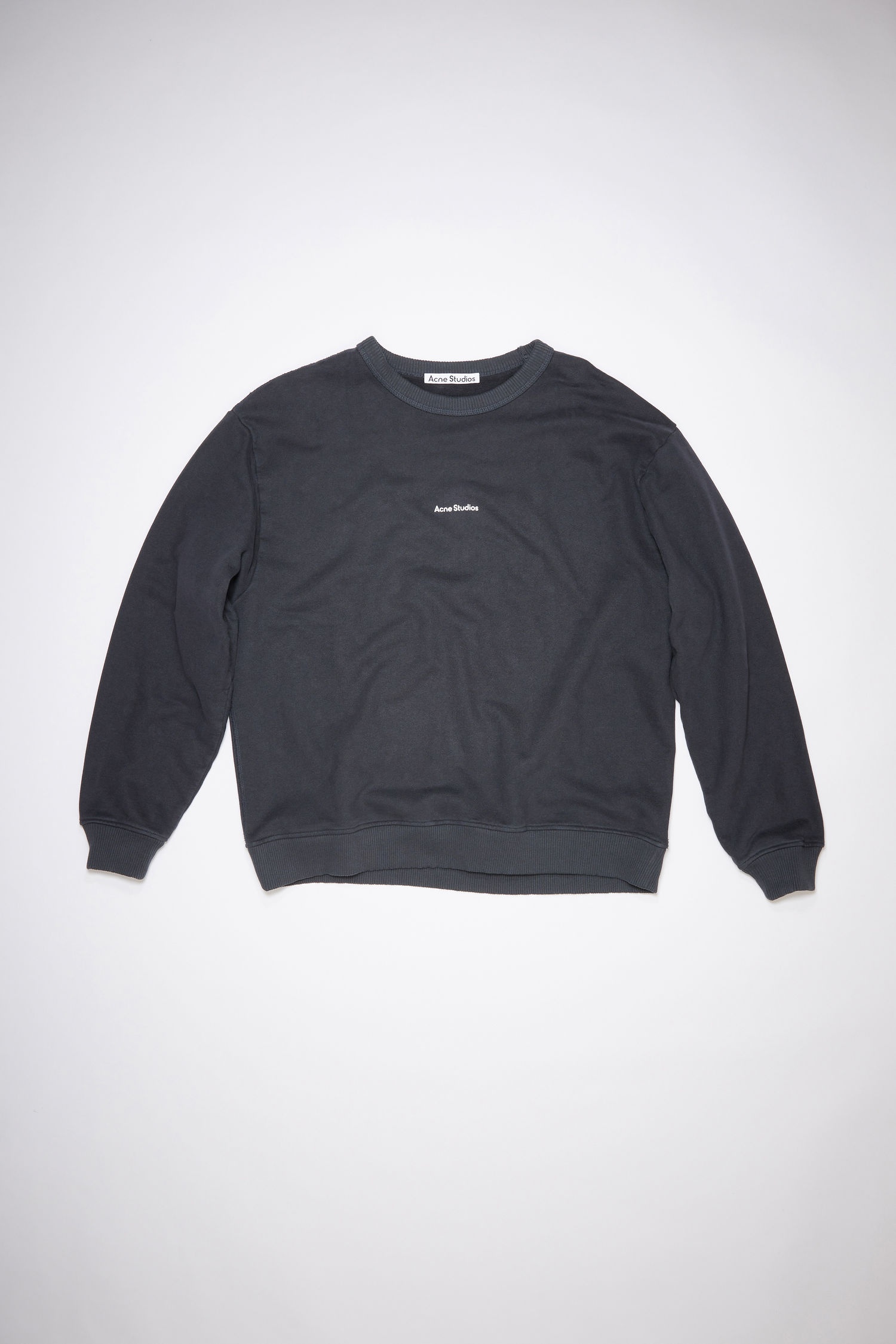 Crew neck sweatshirt - Black - 1