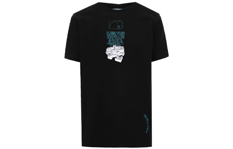 Off-White C/O Virgil Abloh Men'S Black Fibonacci Dripping Arrows Slim OMAA027R201850051001 - 2