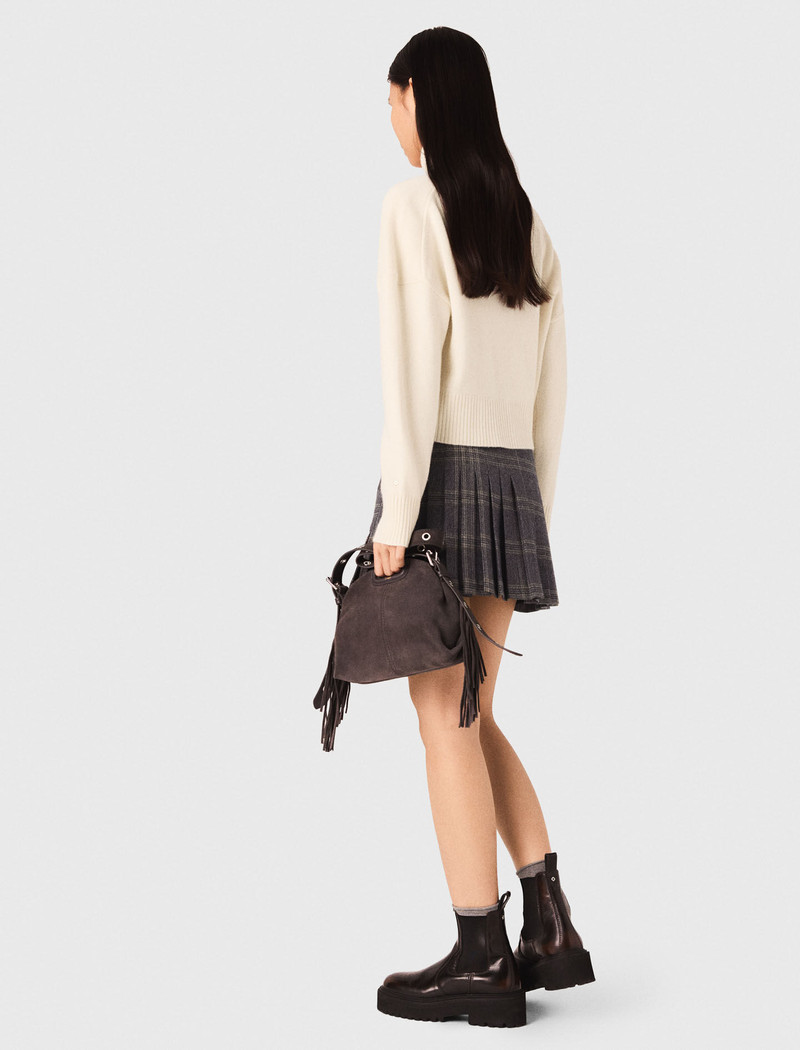 High-neck cashmere sweater 4