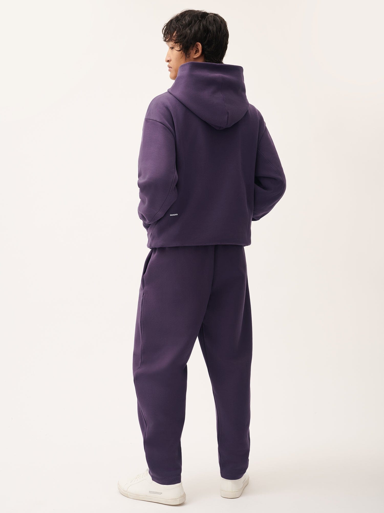 Mens DNA Barrel-Leg Track Pants - Blackberry - 3