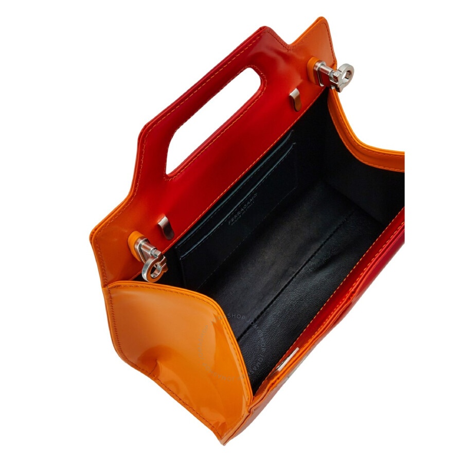Ferragamo Mini Wanda Top Handle Leather Hand Bag - 4