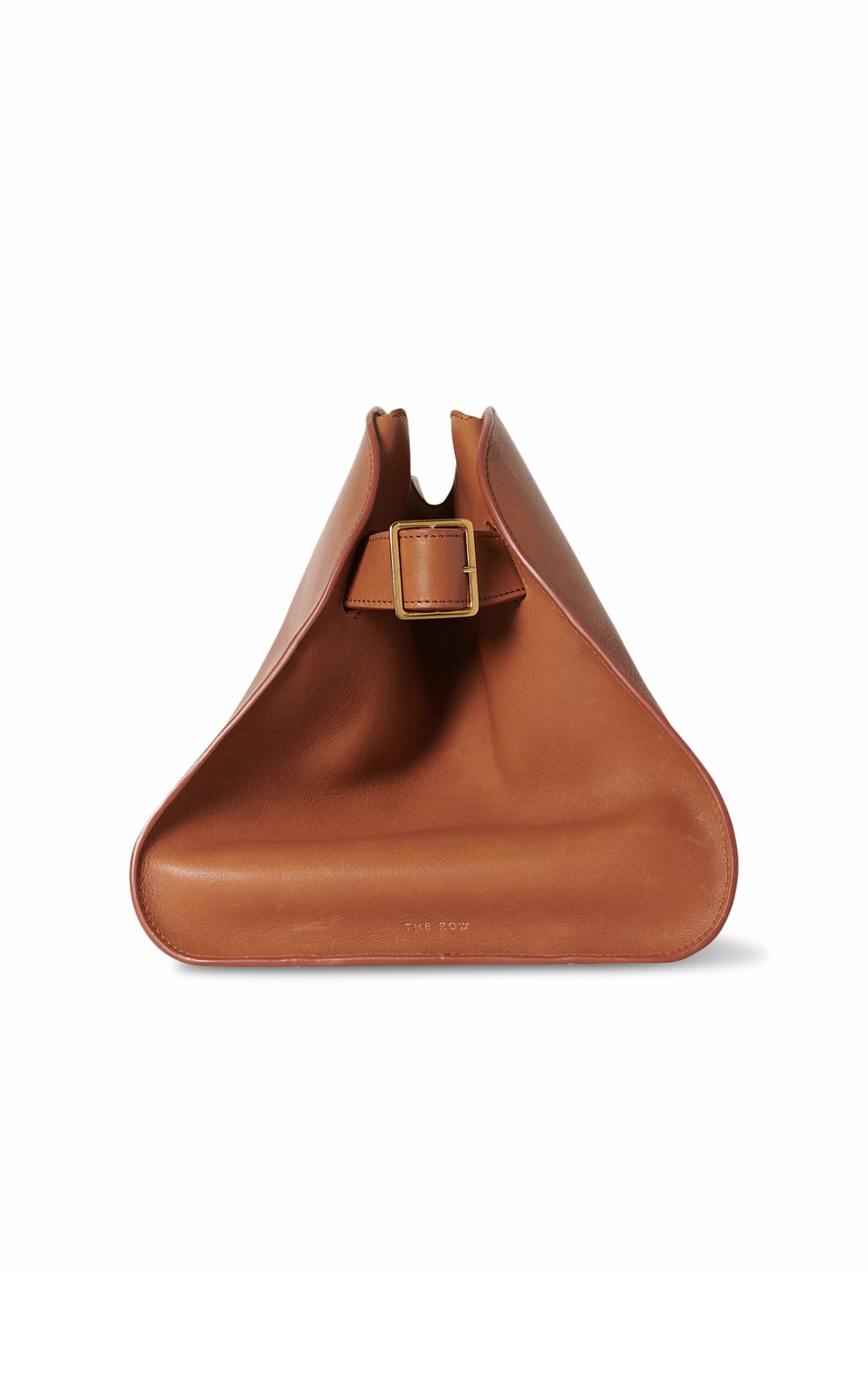 【The Row】クラッチバッグ Margaux EW Clutch ブラウン The Row Margaux E/W Leather Clutch brown | modaoperandi