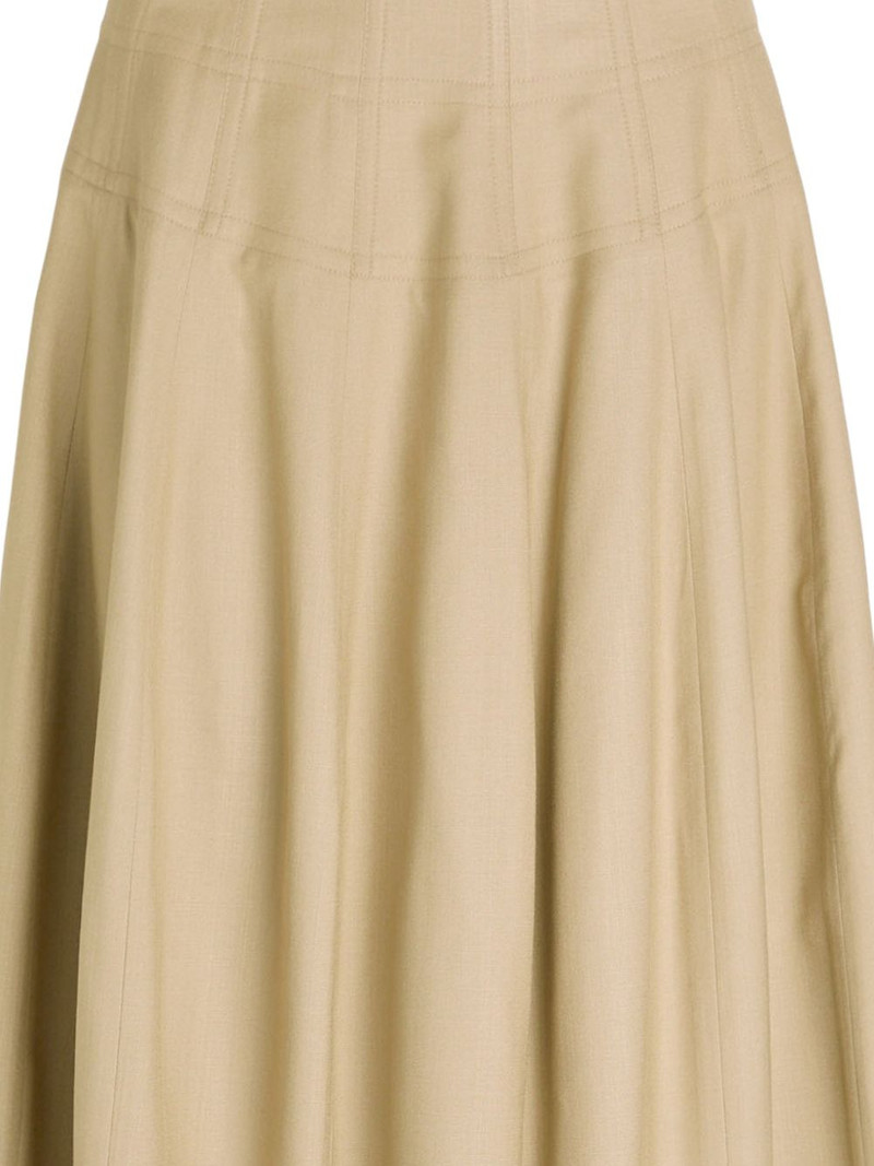 HEIRLOME Estafenia paneled A-line midi skirt outlook
