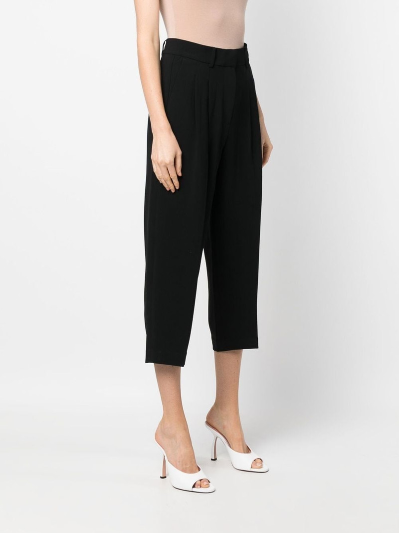 high-waisted cropped trousers 3