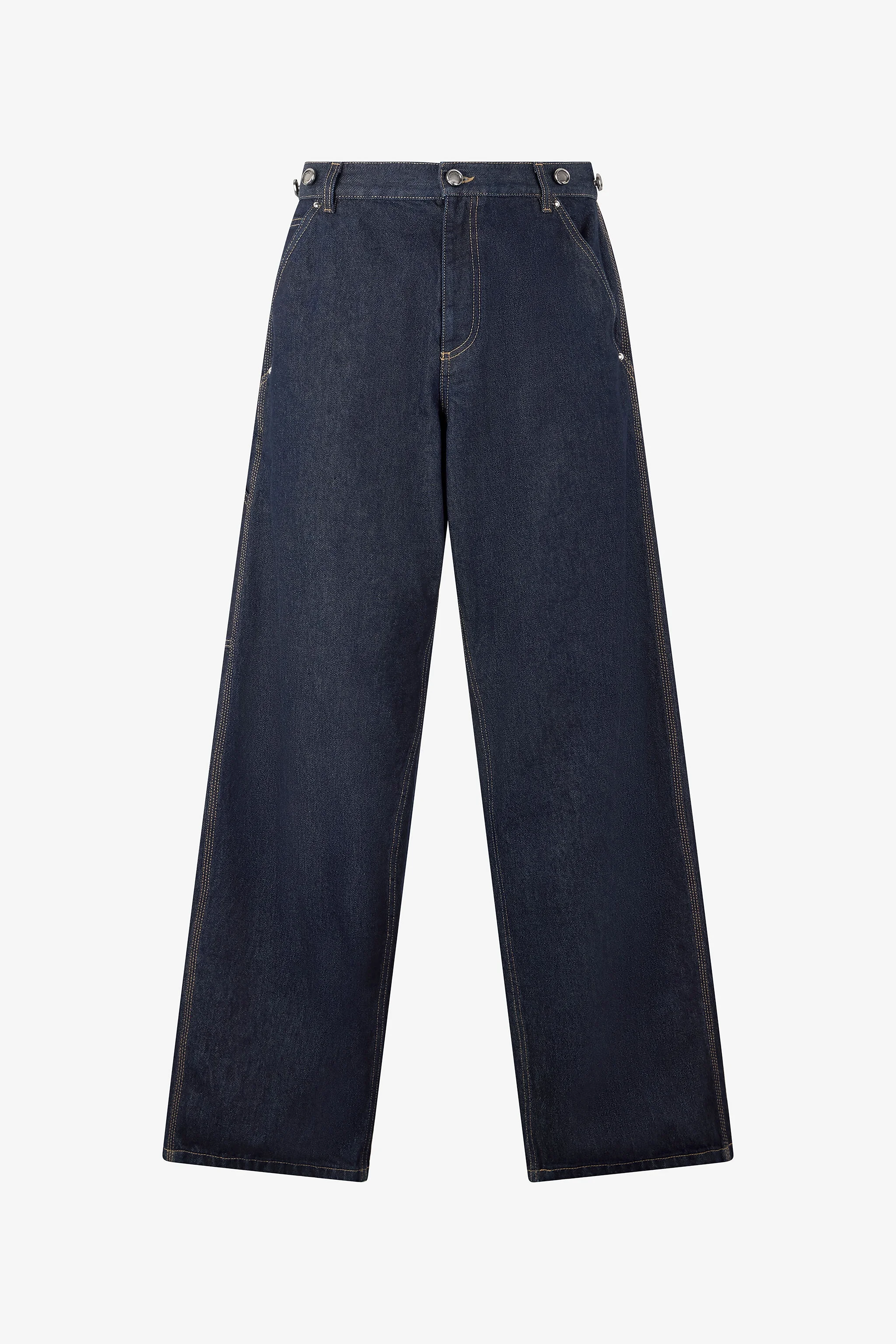 Wide-Leg Jeans with RC Monogram - 1