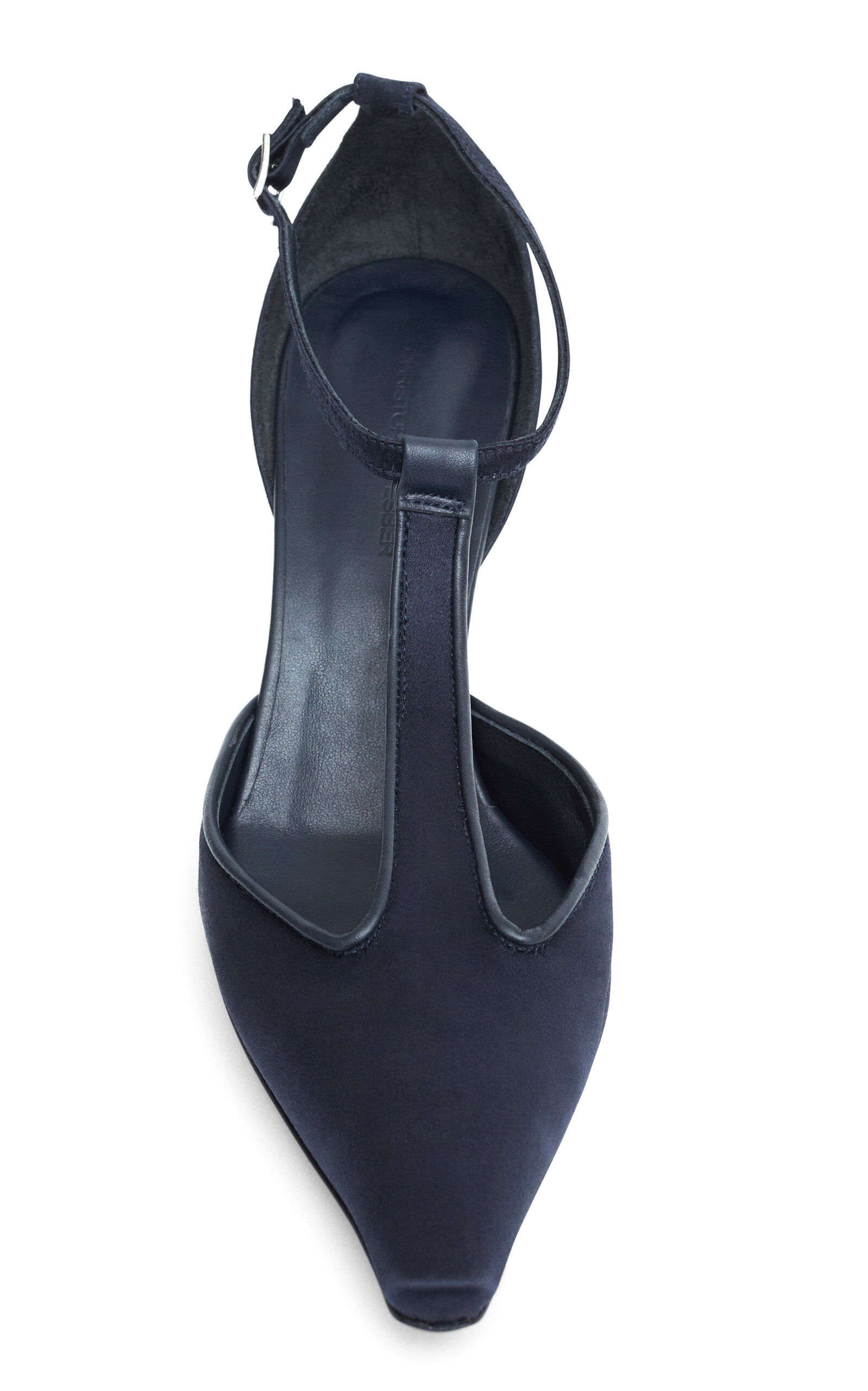 T-Bar Satin Pumps navy - 5