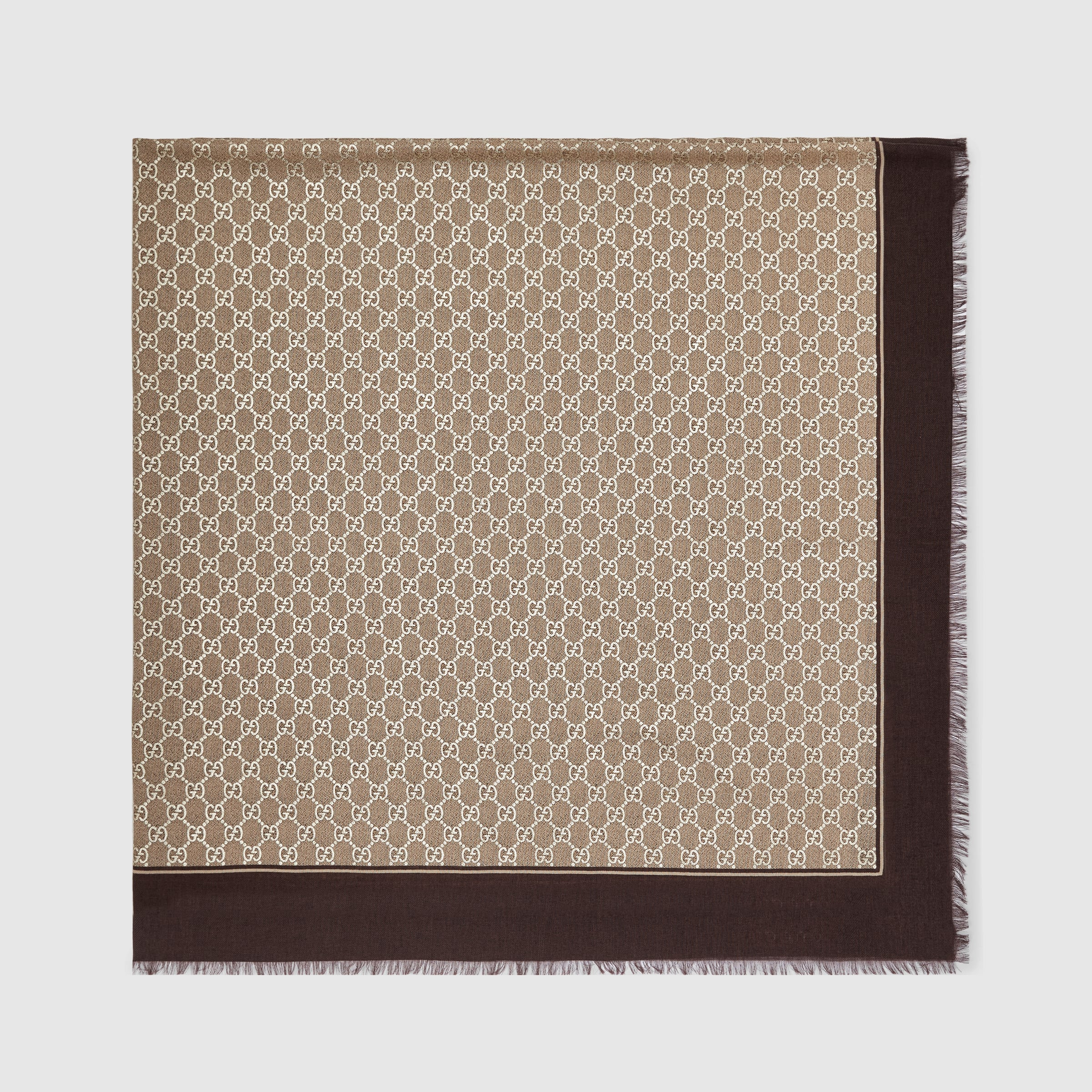 GG wool shawl - 2