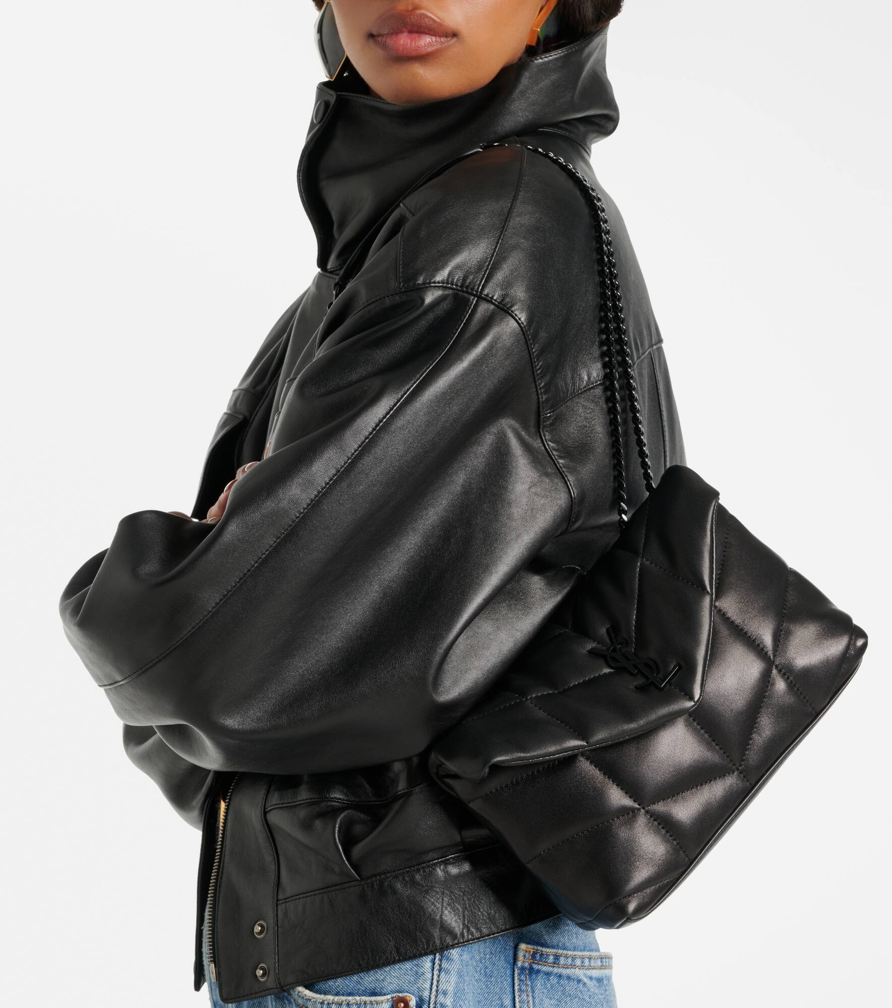 Puffer Toy leather shoulder bag - 7