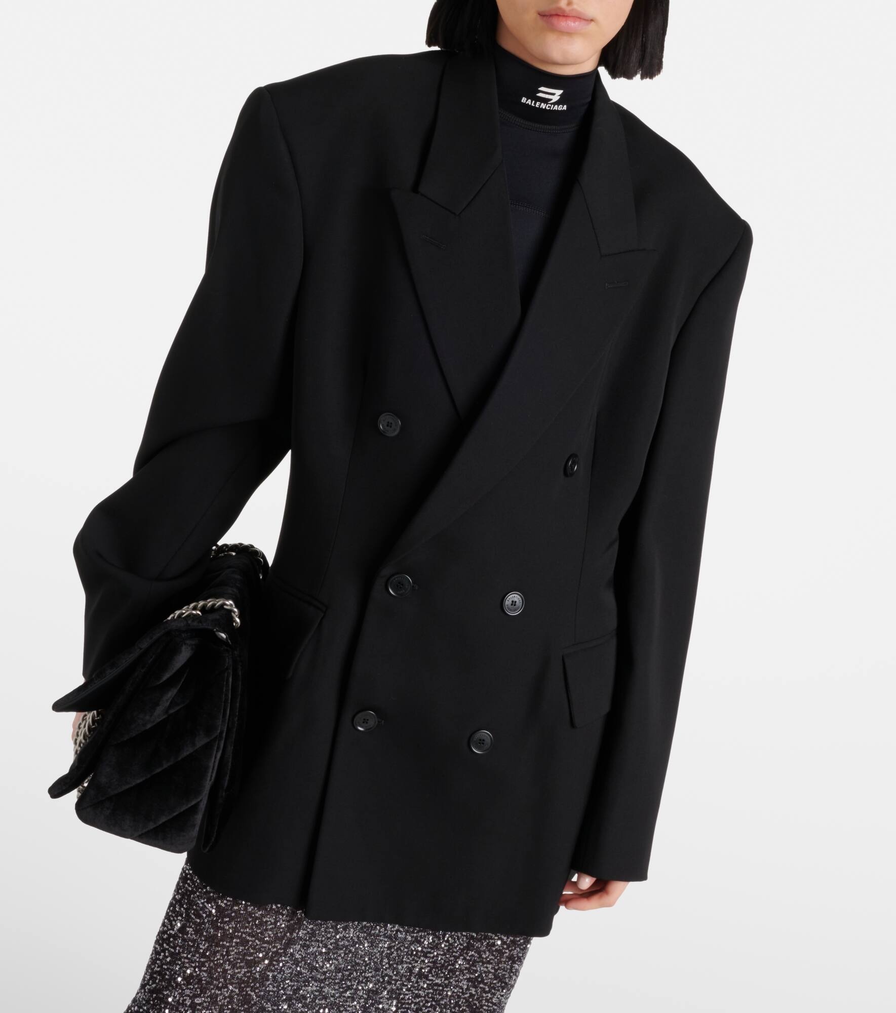 ジャケット BALENCIAGA CINCHED DOUBLE-BREASTED WOOL JACKET BALENCIAGA | Cinched Jacket | Women | Lane Crawford