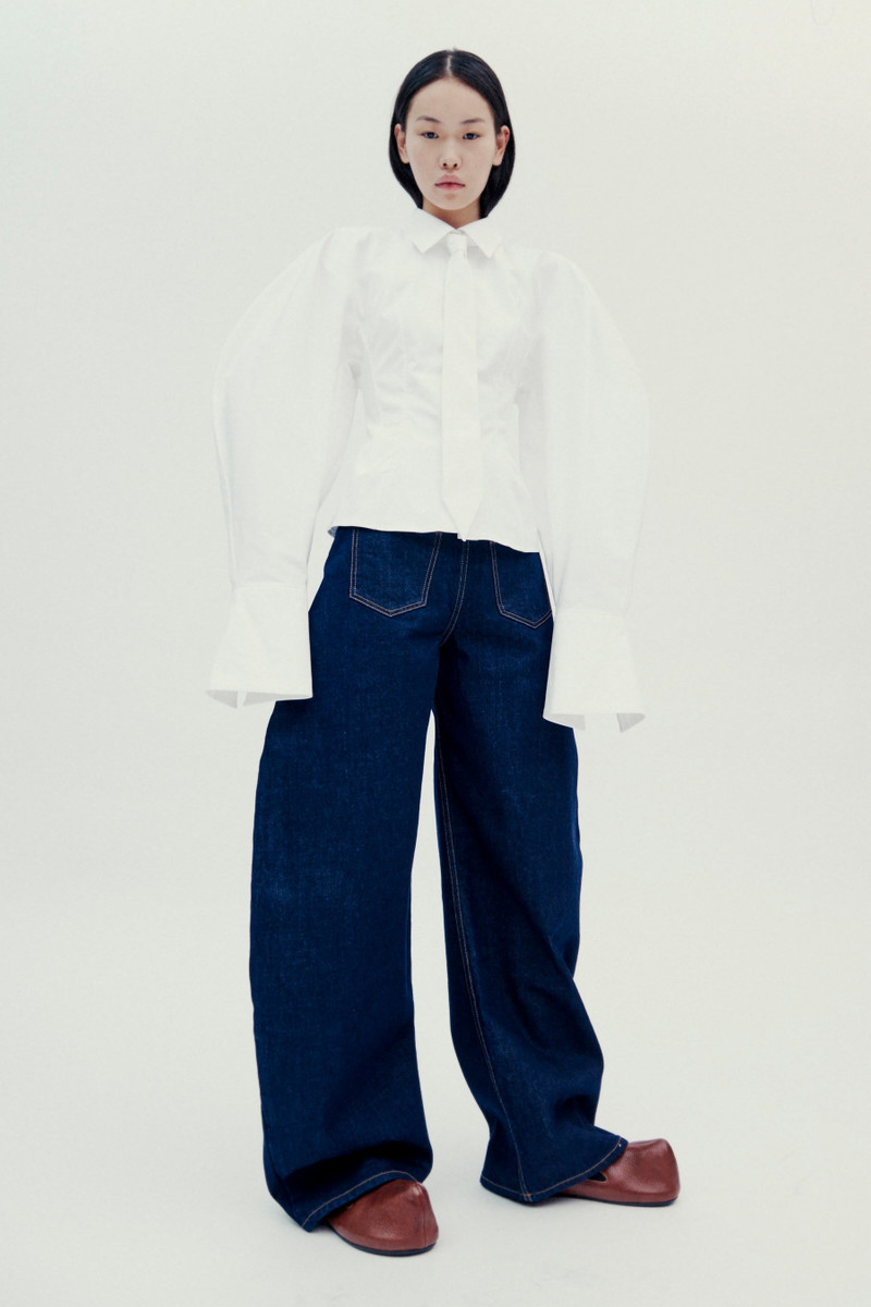 ROUNDED JEANS INDIGO RINSE WASH 2