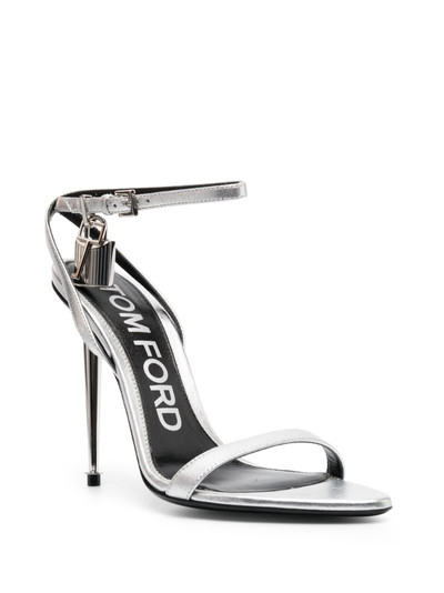 TOM FORD Padlock Pointy Naked heeled sandals outlook