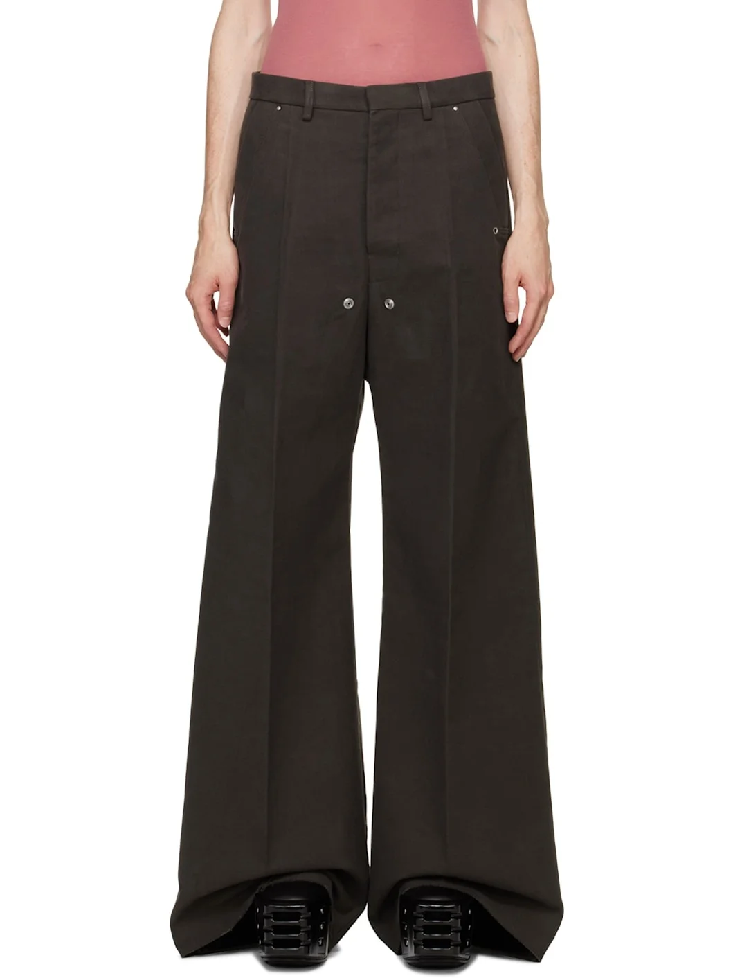 Gray Tailored Belas Trousers - 1