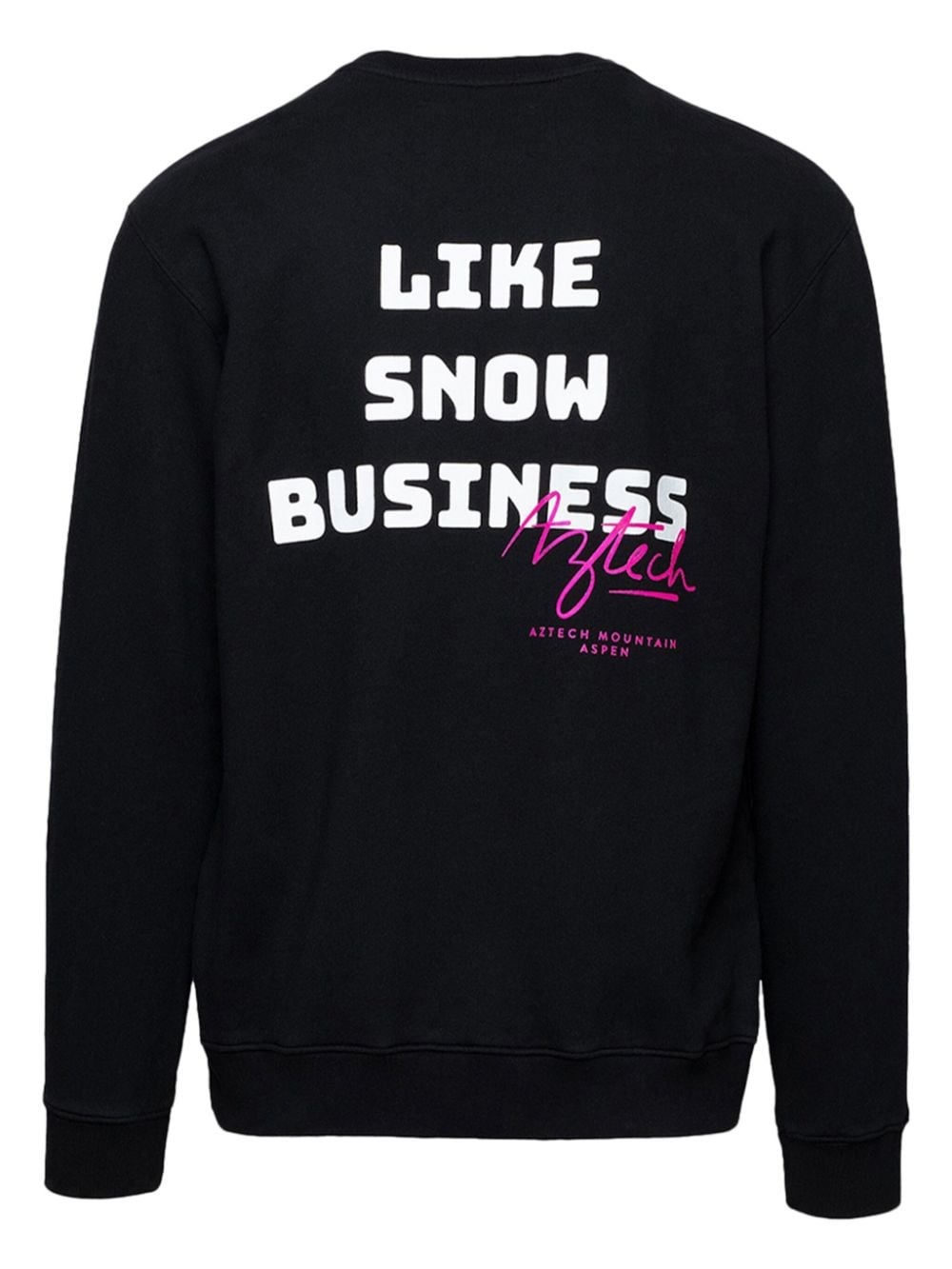 No Biz slogan-print sweatshirt - 4