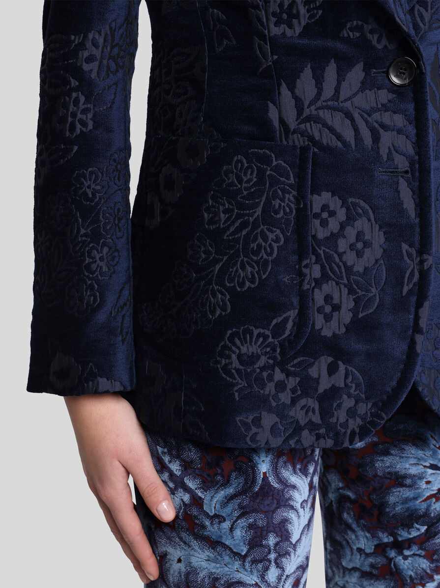 CHENILLE JACQUARD JACKET - 2