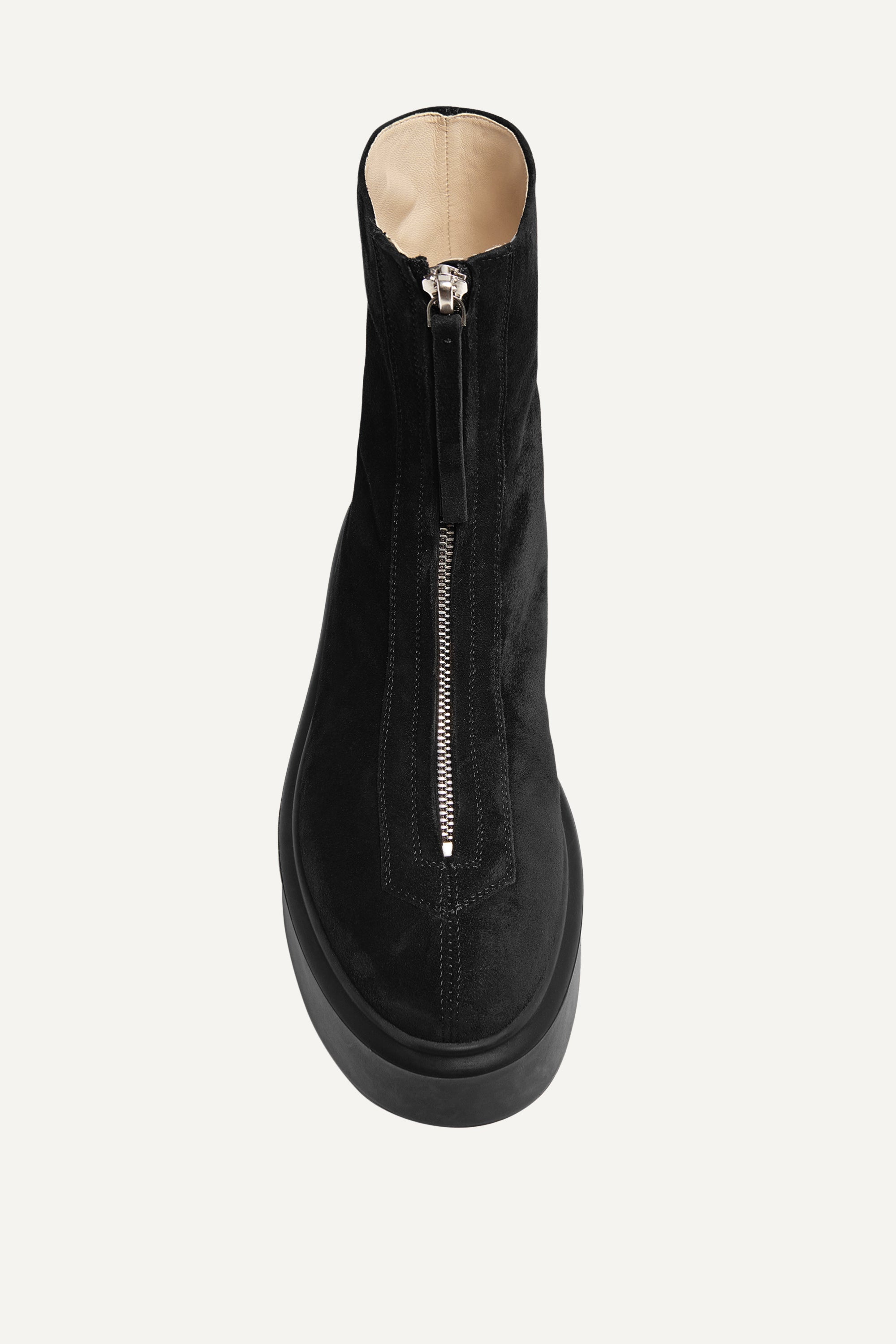 Zipped Boot I in Suede - 3