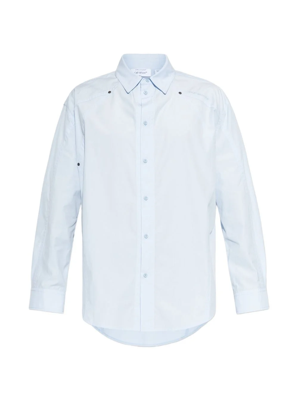 buttoned cotton jacket - 1