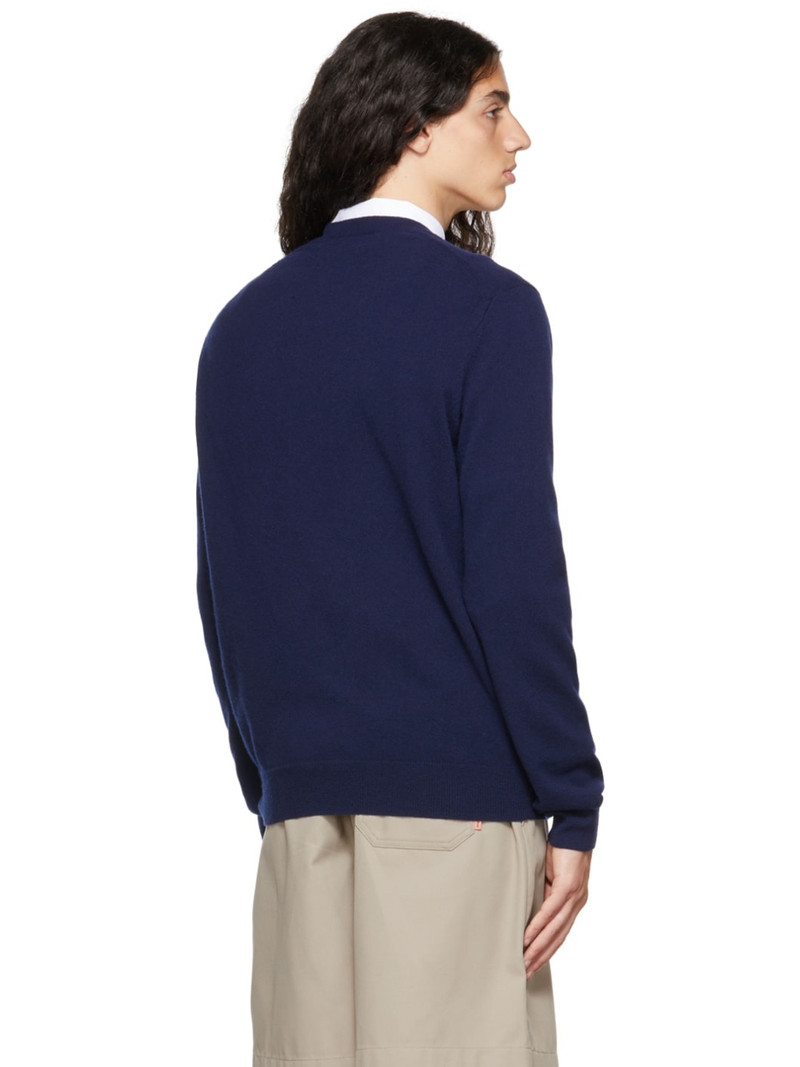 Navy Wool Sweater 3