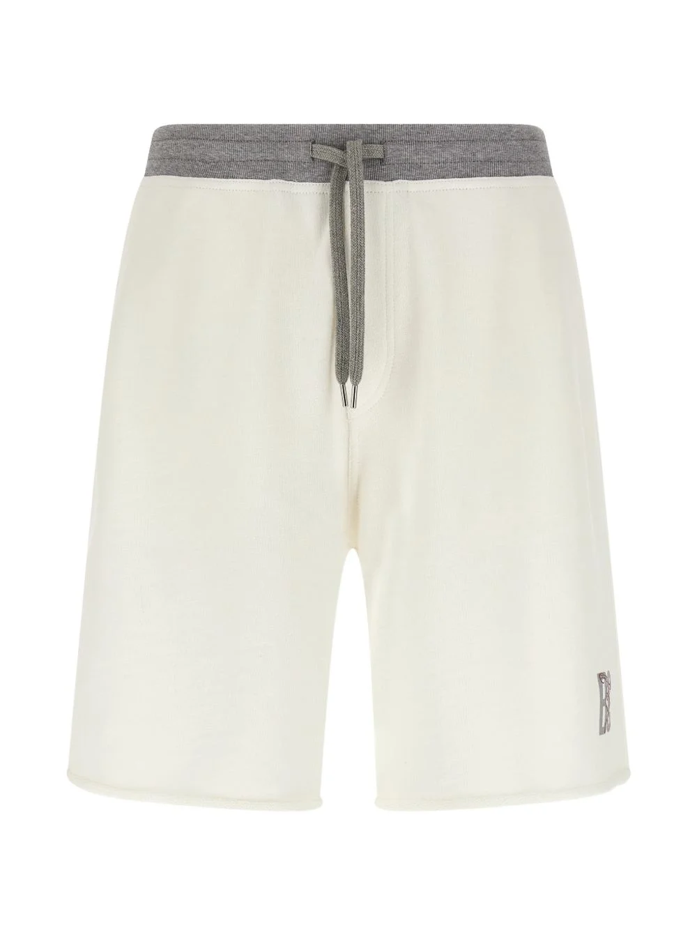 logo-print track shorts - 1