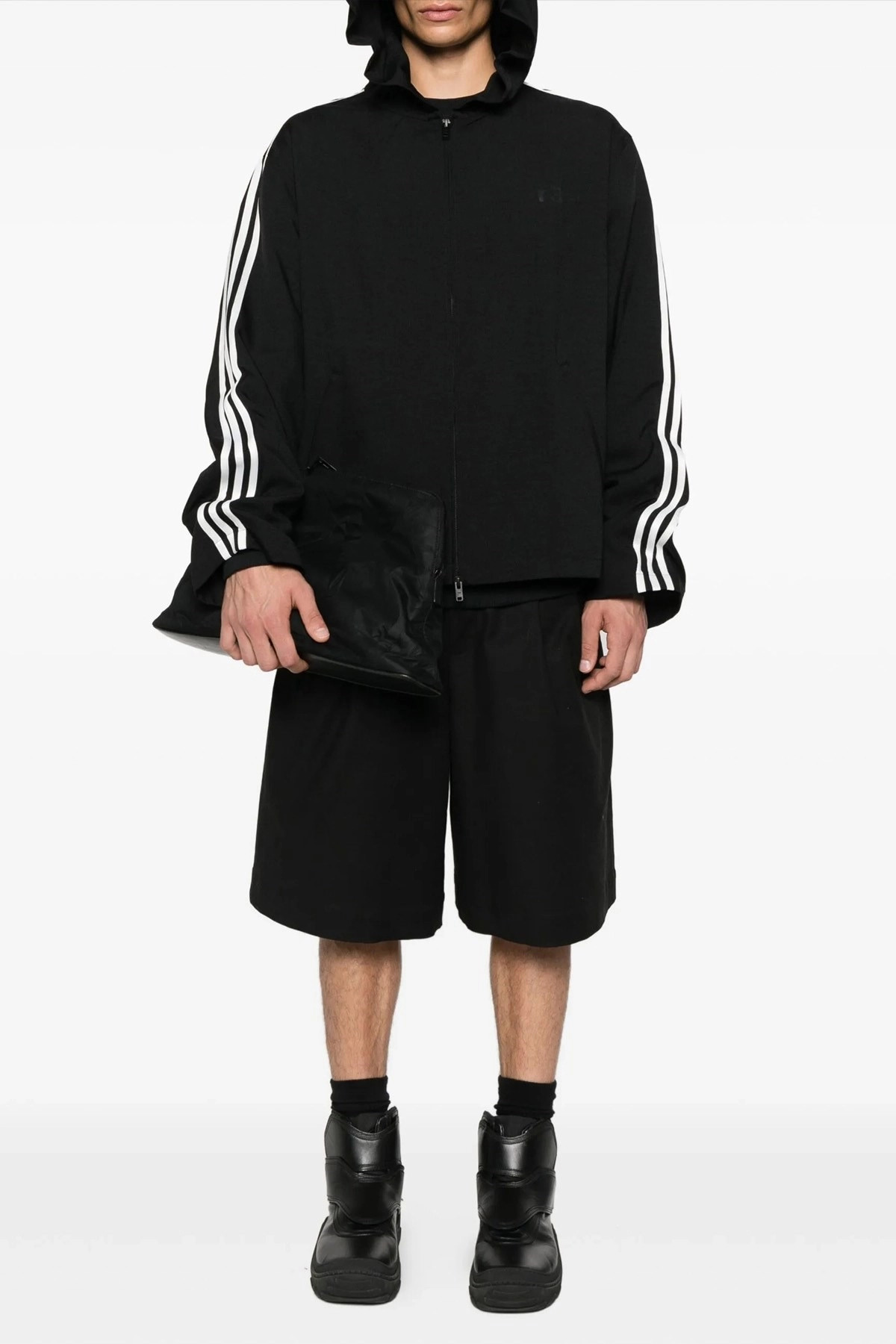 'Y-3 3-Stripes' hoodie - 2