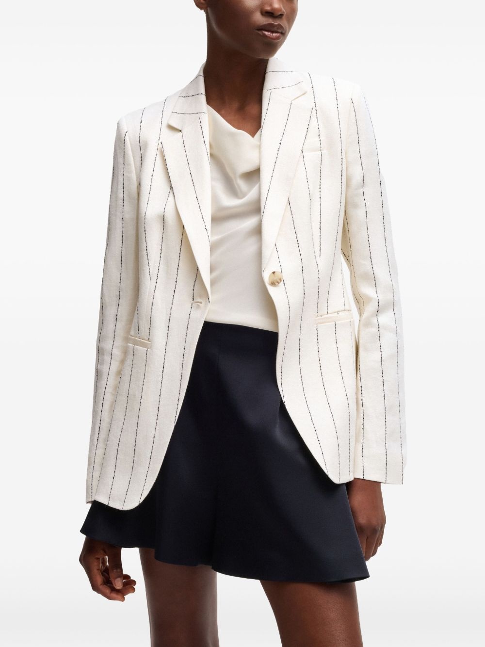 striped blazer - 3