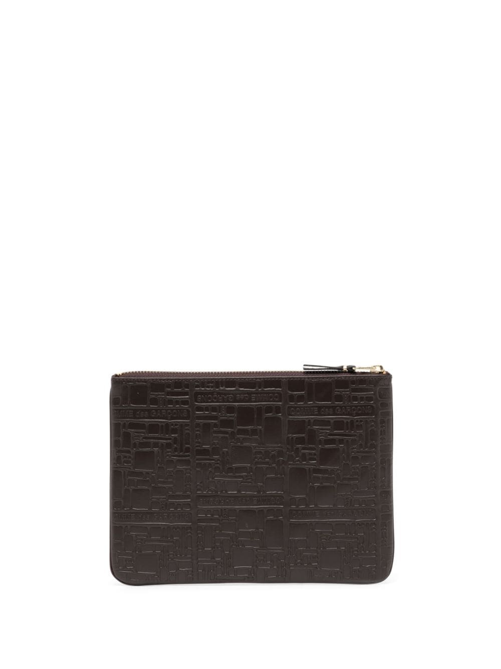 logo-embossed leather wallet - 2