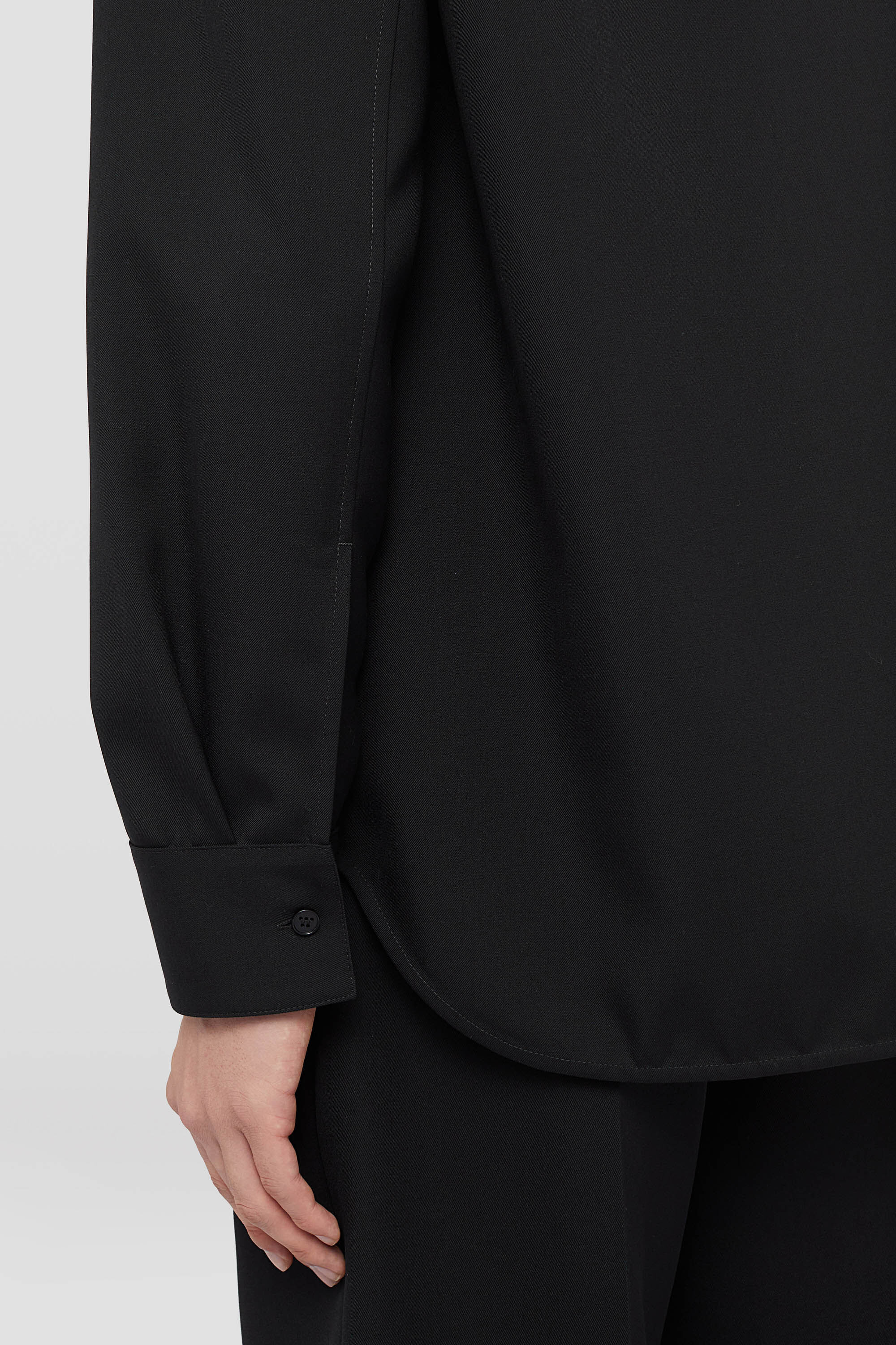 Lightweight Wool Gabardine Shirt - 3