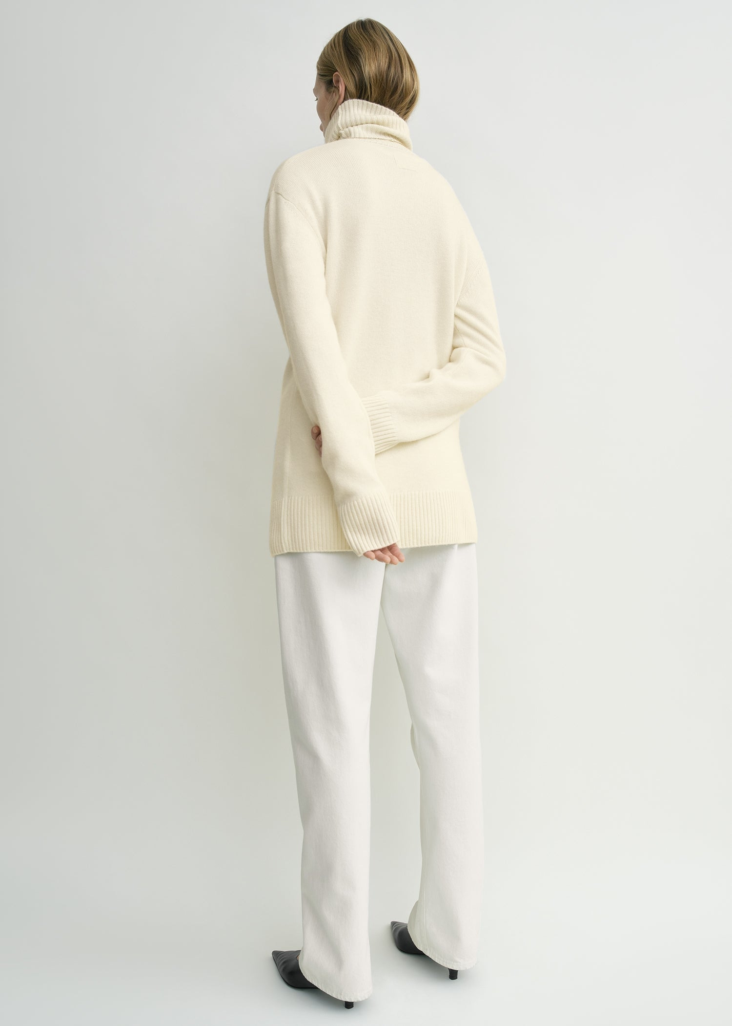 Cashmere turtleneck ecru - 4