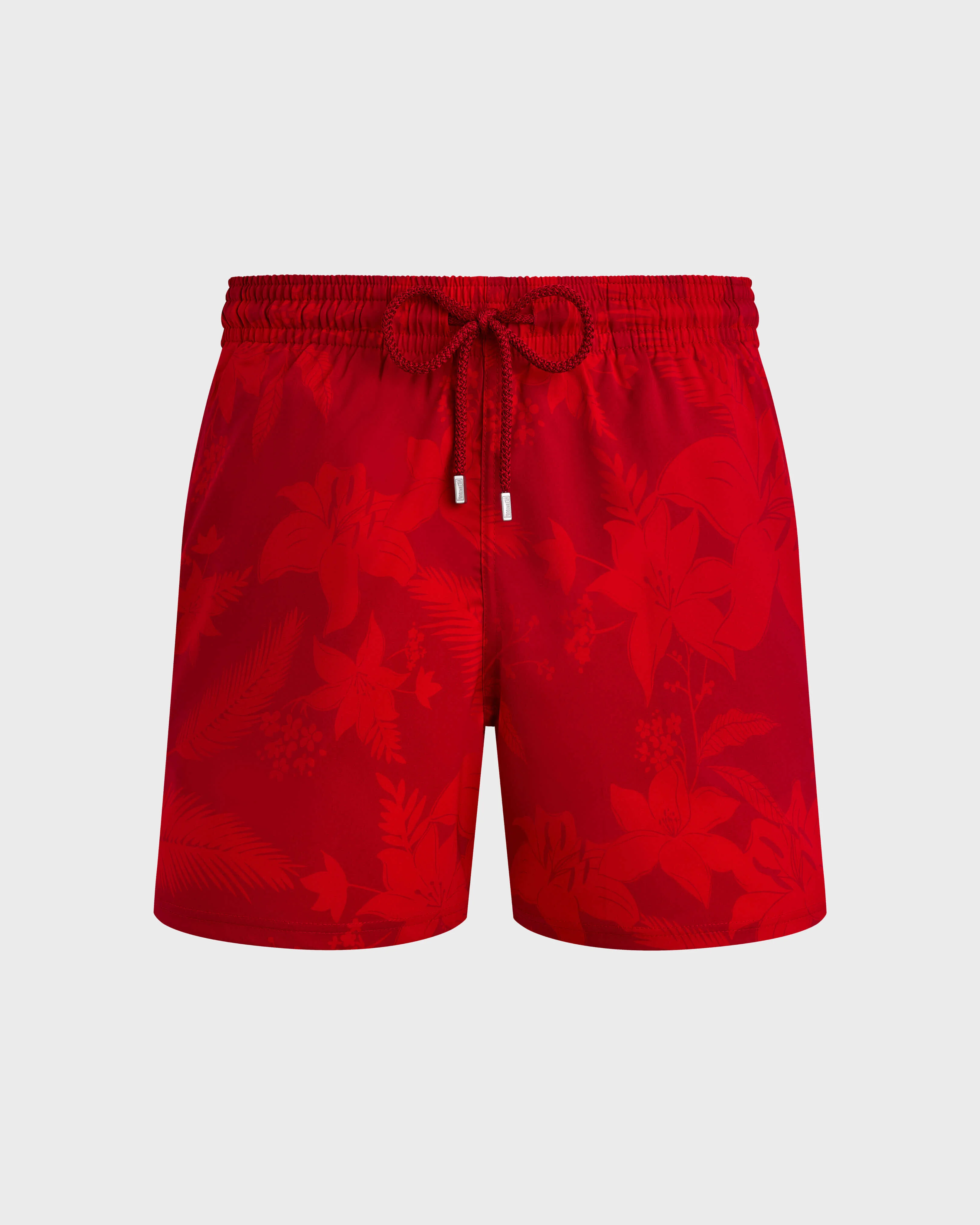 MEN STRETCH SHORT SWIM TRUNKS FLOWER POWER - 1