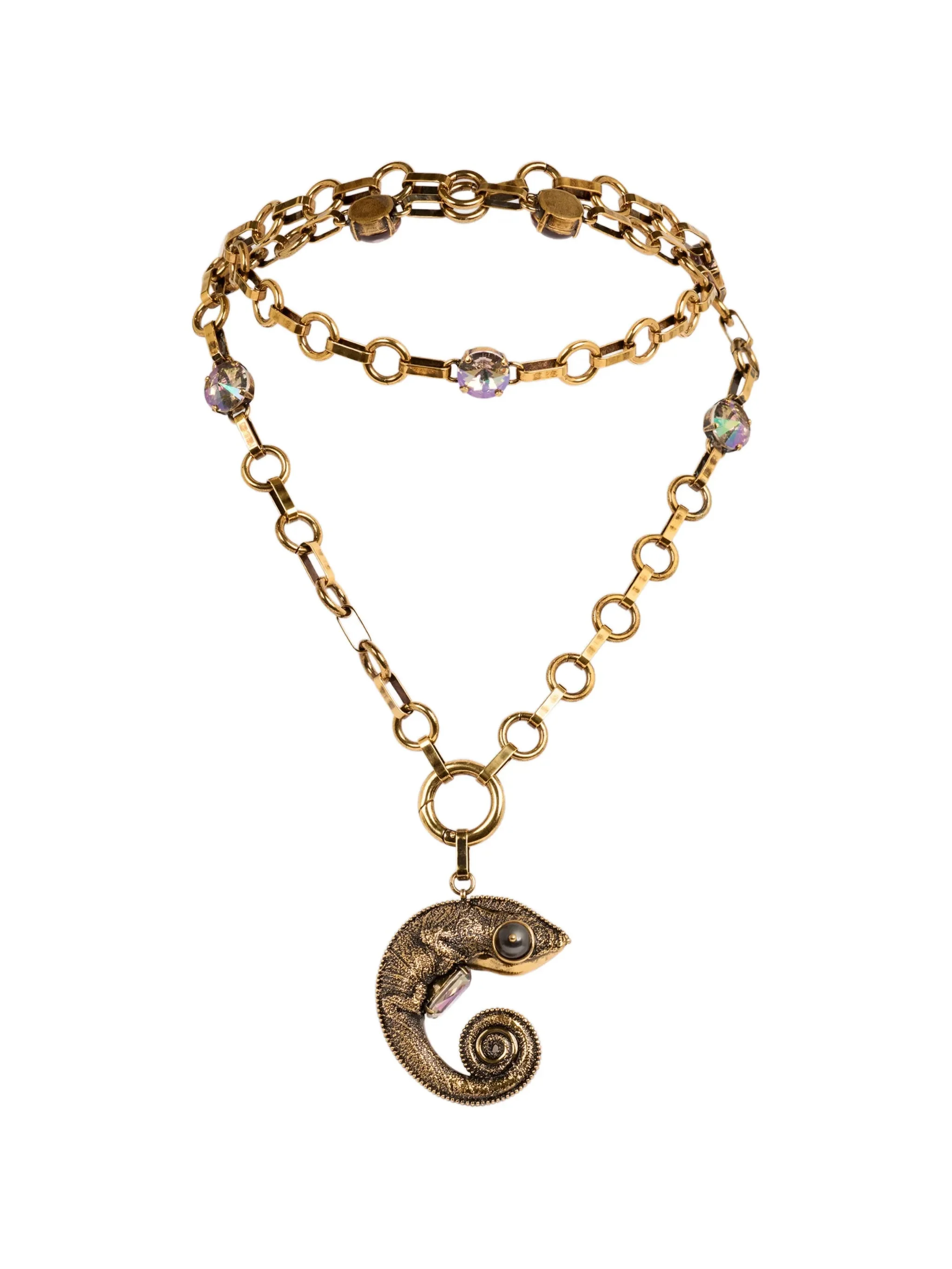 Etro Arnica Chameleon Crystal Necklace - 1
