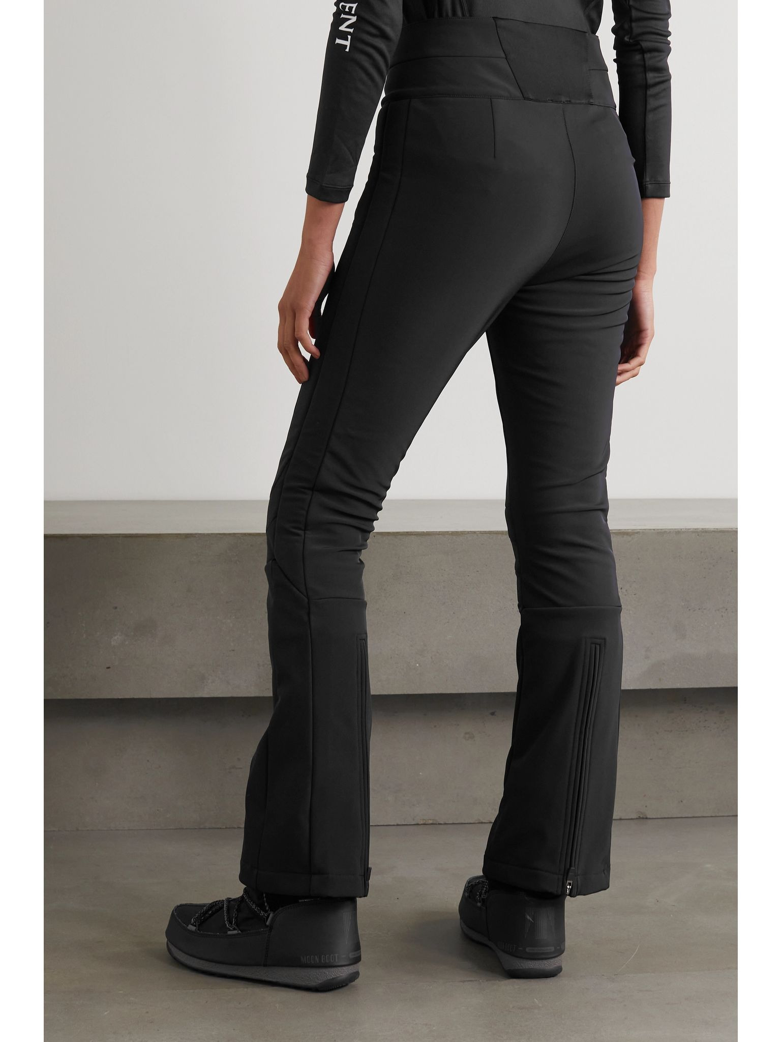 Aurora high-rise flared ski pants Black - 4