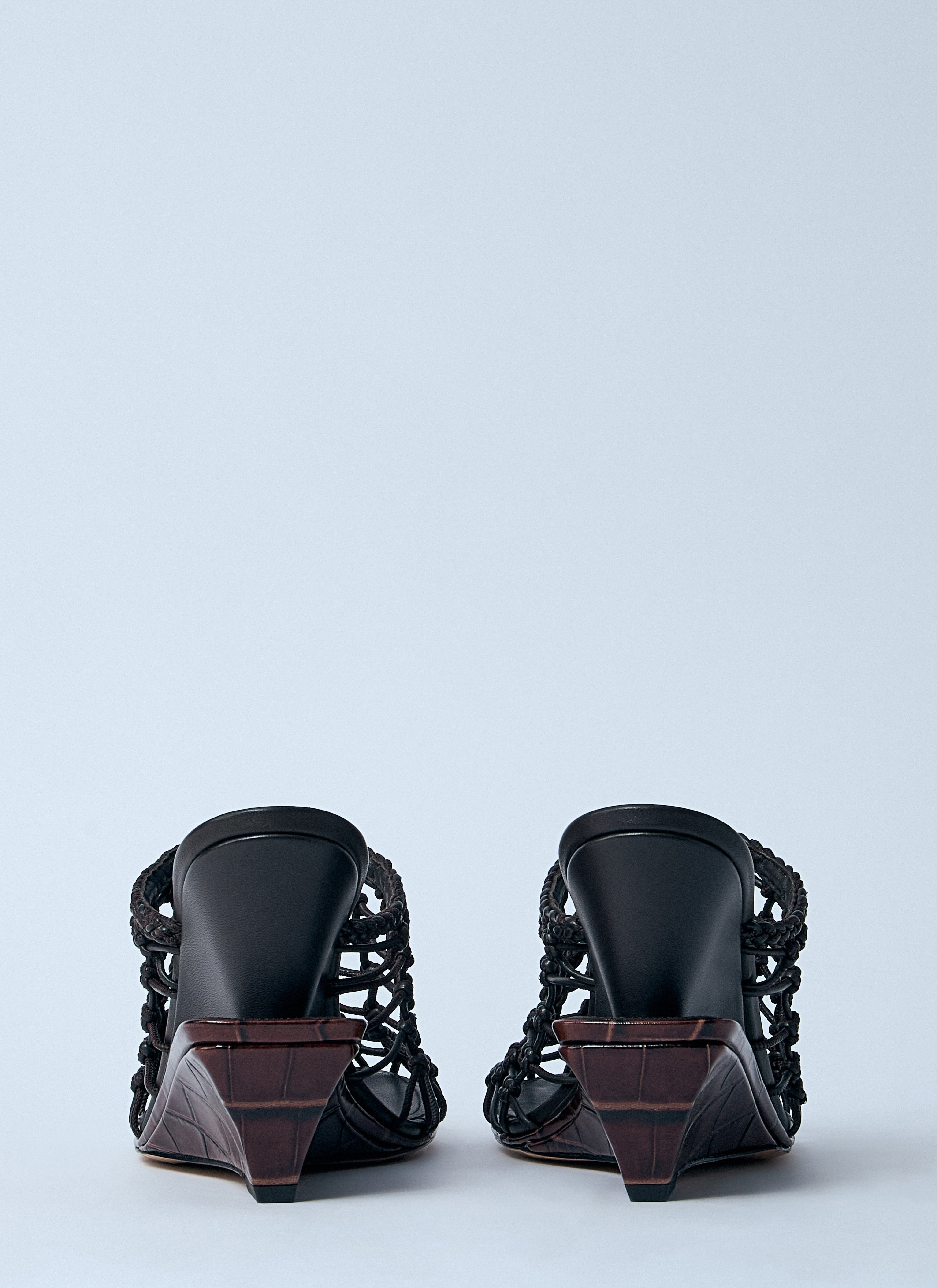 Jacquemus Women Les Doubles Tressées Wedge Sandals - 5