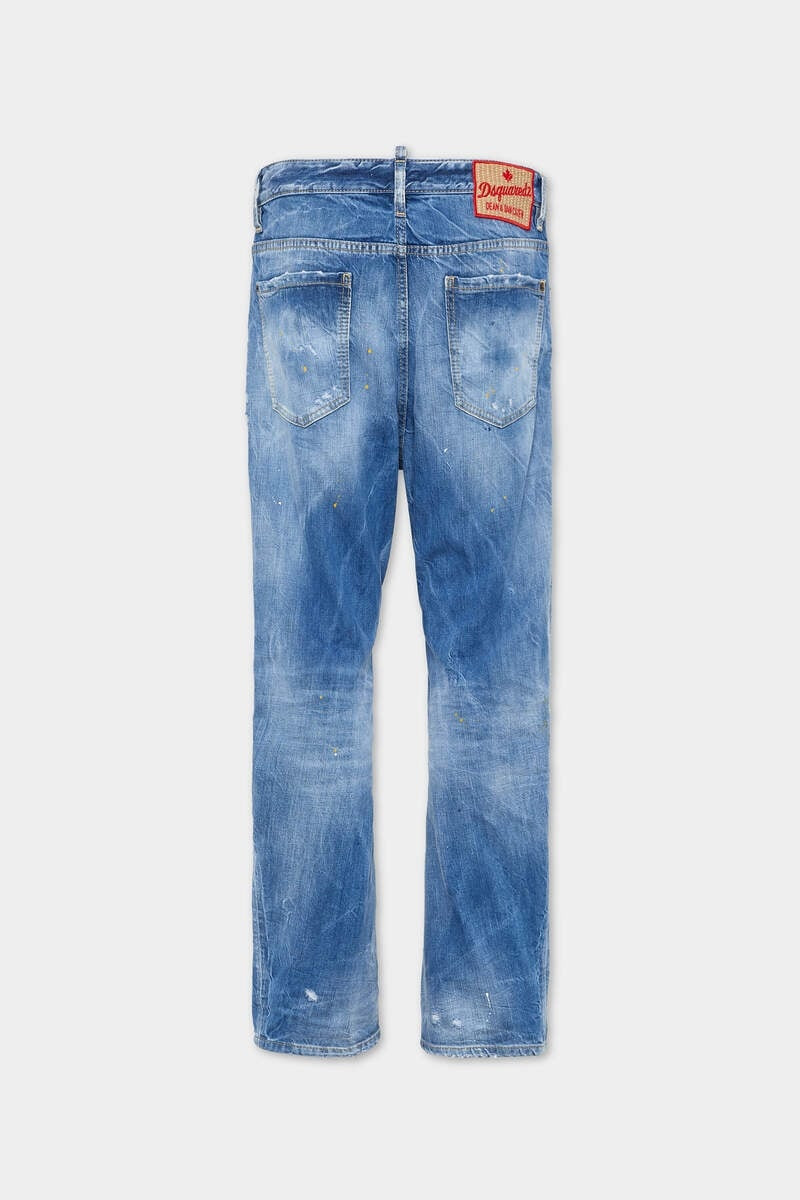 DSQUARED2 LIGHT CLEAN BABY BLUE WASH LONDON BRO JEANS outlook