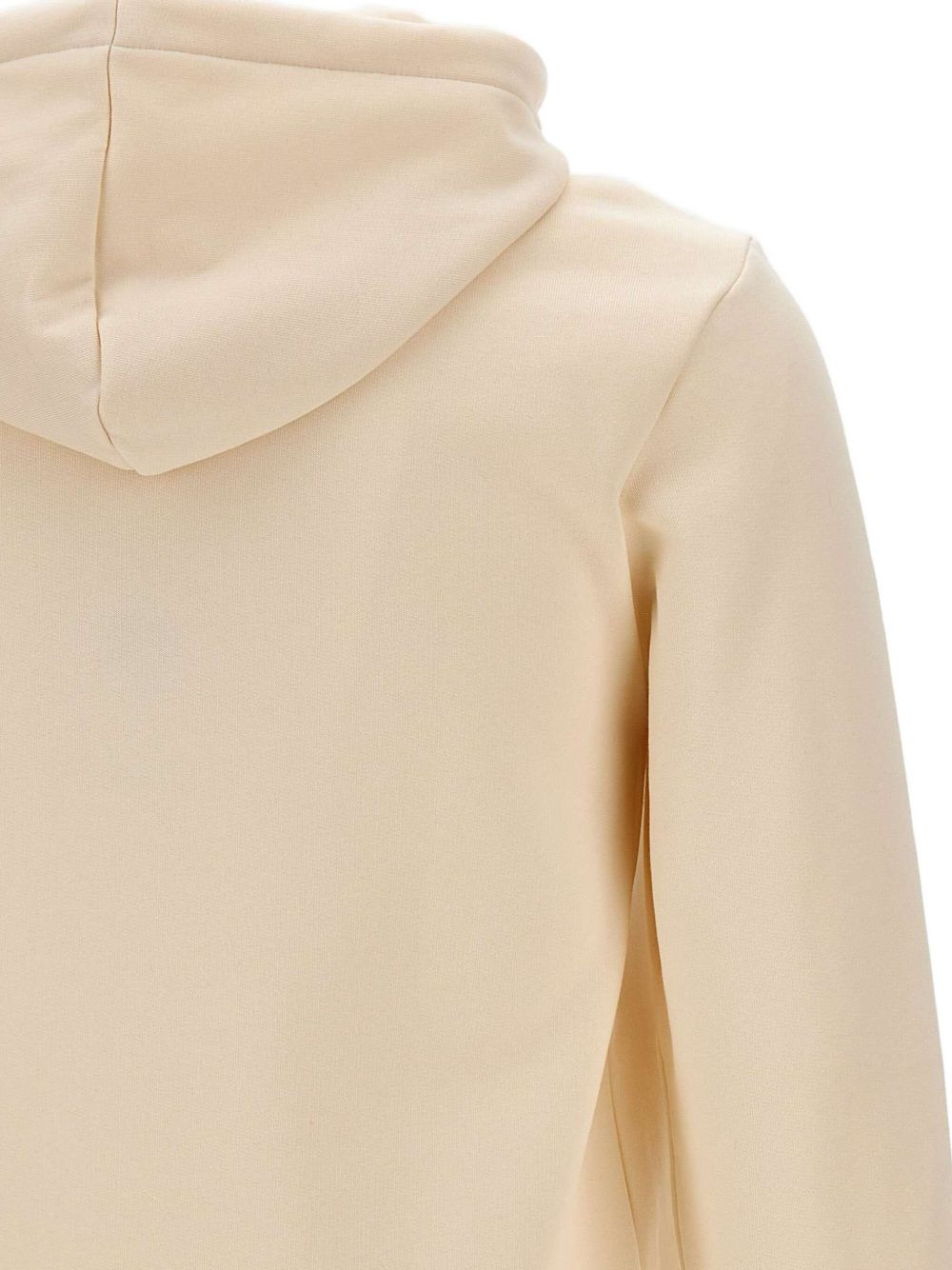zip-front logo-patch hoodie - 4