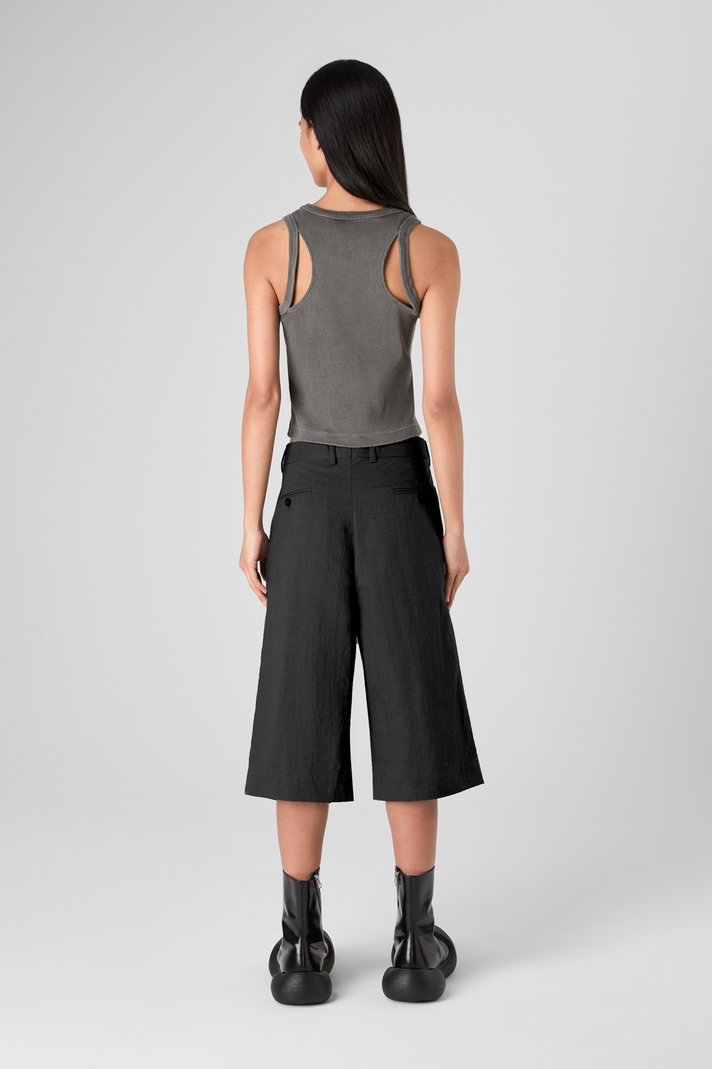 Black Technical Suit Shorts - 5