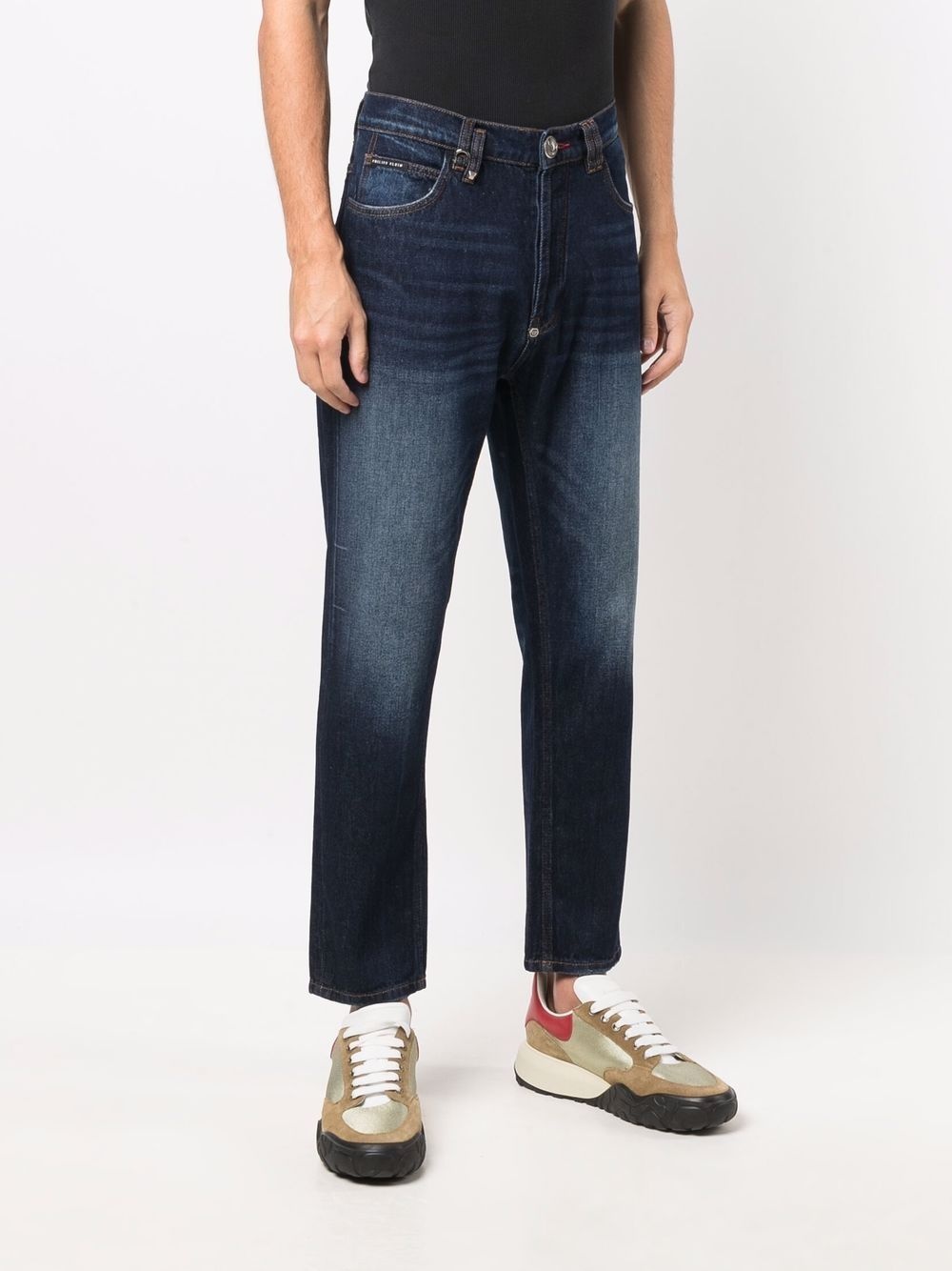 Carrot Fit Iconic Plein straight-leg jeans - 3