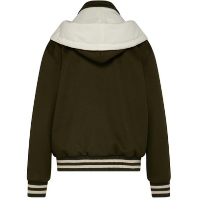CELINE Varsity Jacket with Hood in Double Faced Cashmere outlook