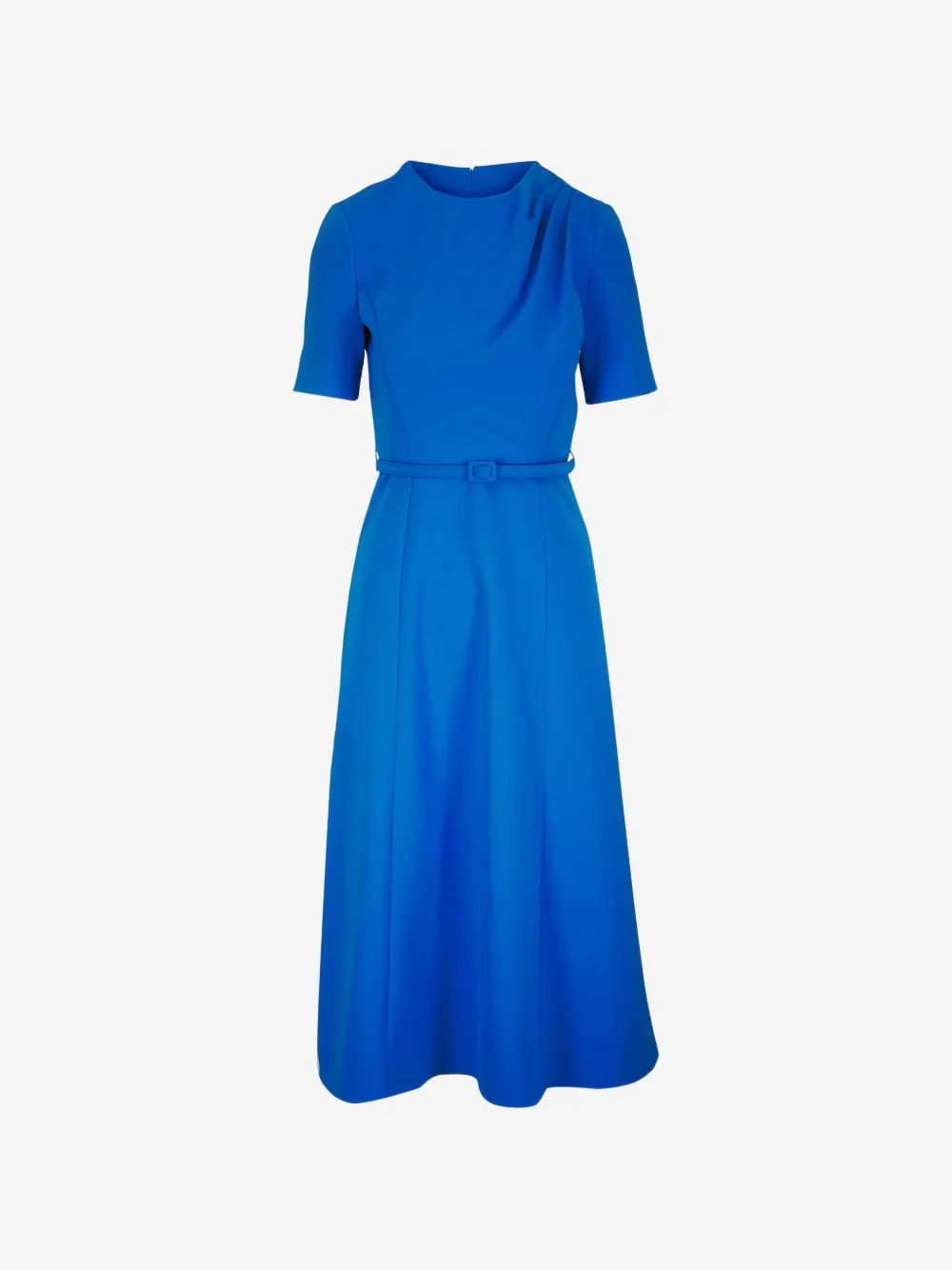 belted draped dress - 1