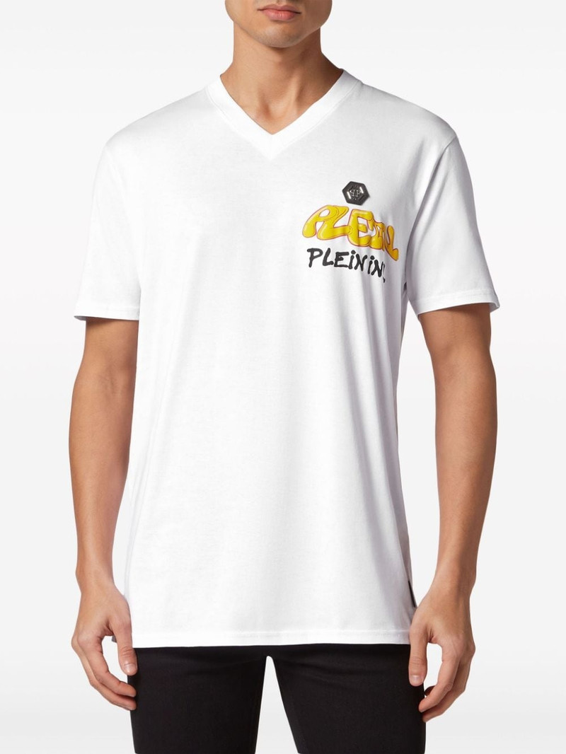 logo-print cotton T-shirt 3