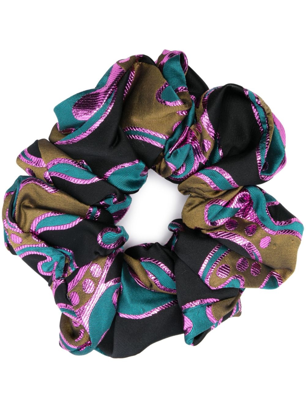 Giga abstract-pattern scrunchie - 1