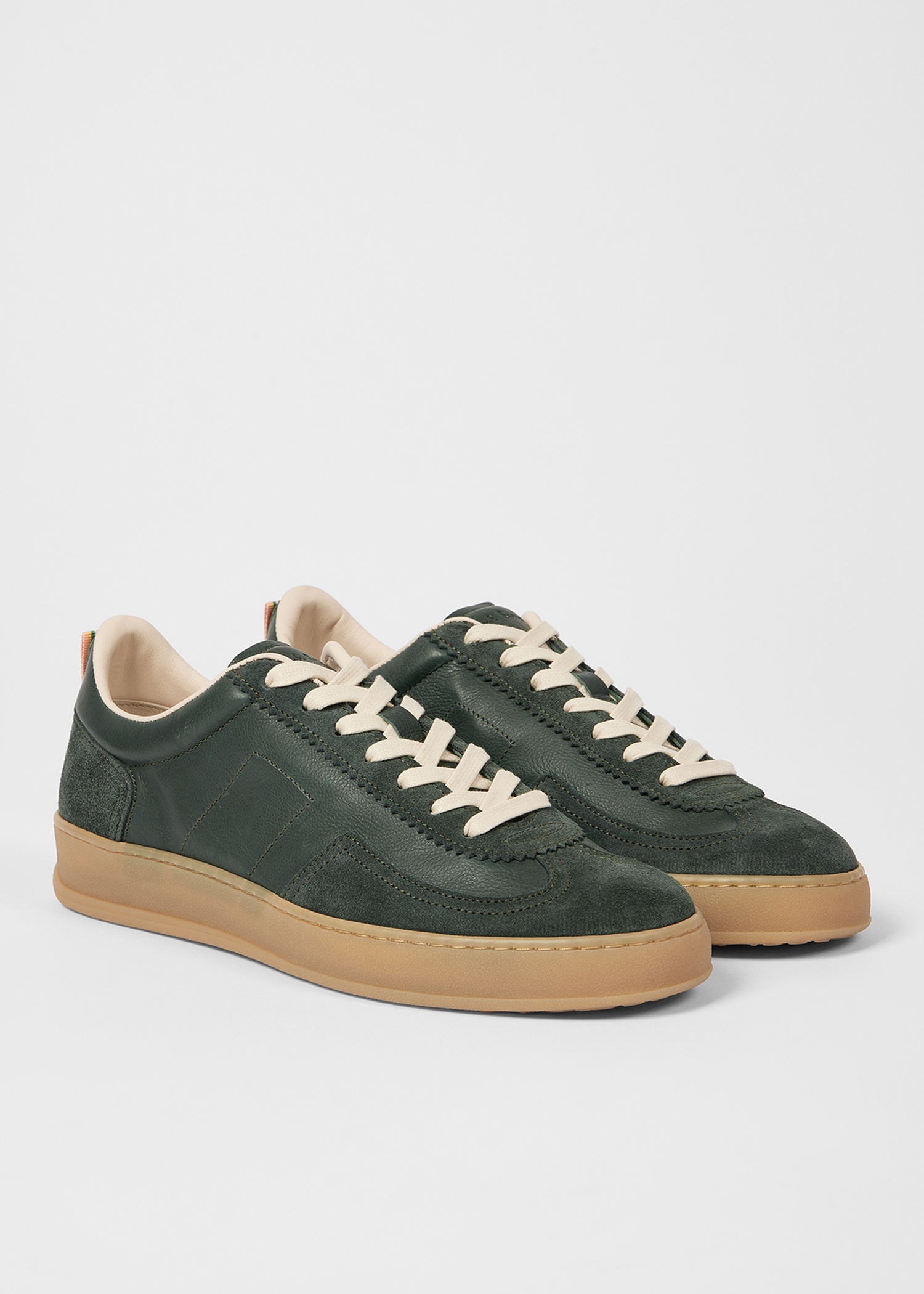 Women's Bottle Green 'Imola' Trainers - 2