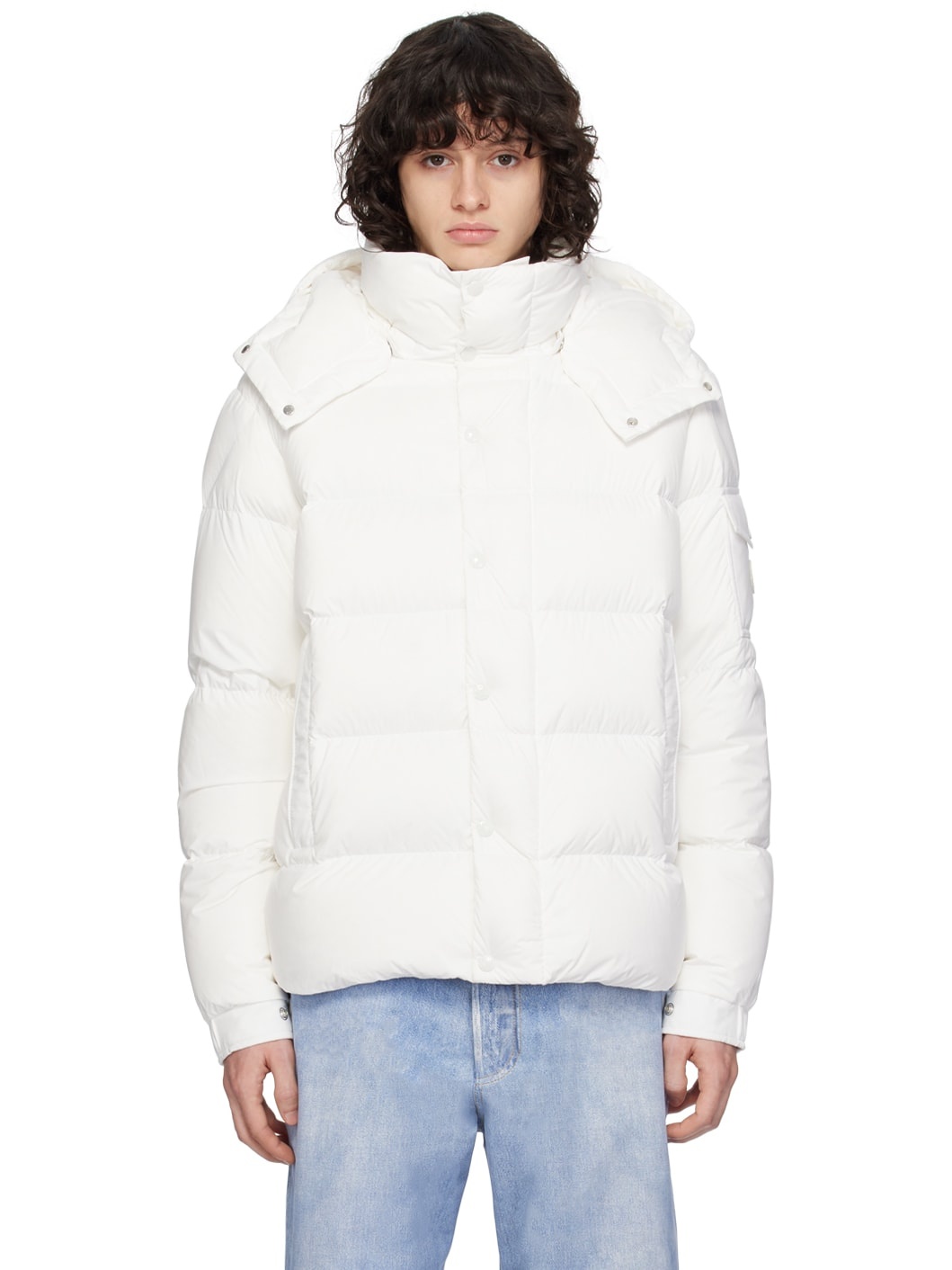 White Vezere Down Jacket - 1