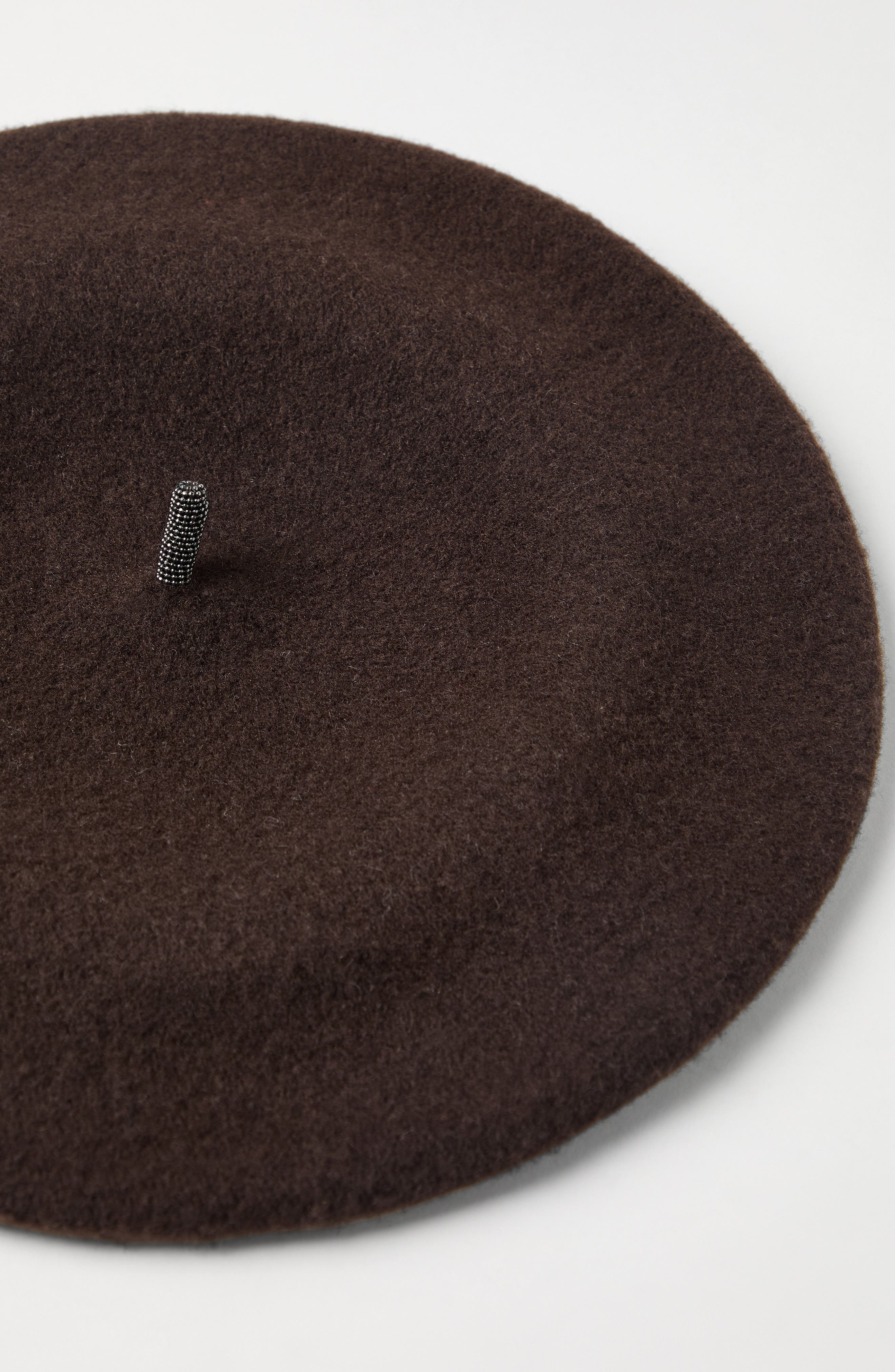 Brunello Cucinelli Wool beret in Cocoa at Nordstrom - 3