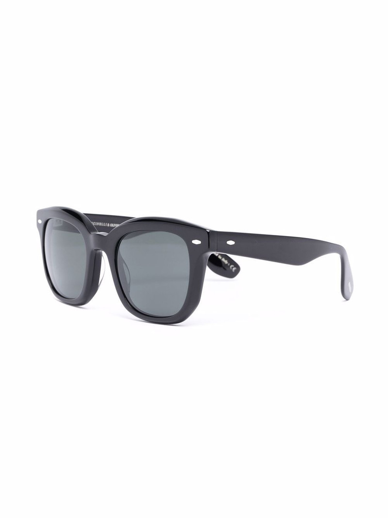 Oliver Peoples x Brunello Cucinelli Filu square-frame sunglasses outlook