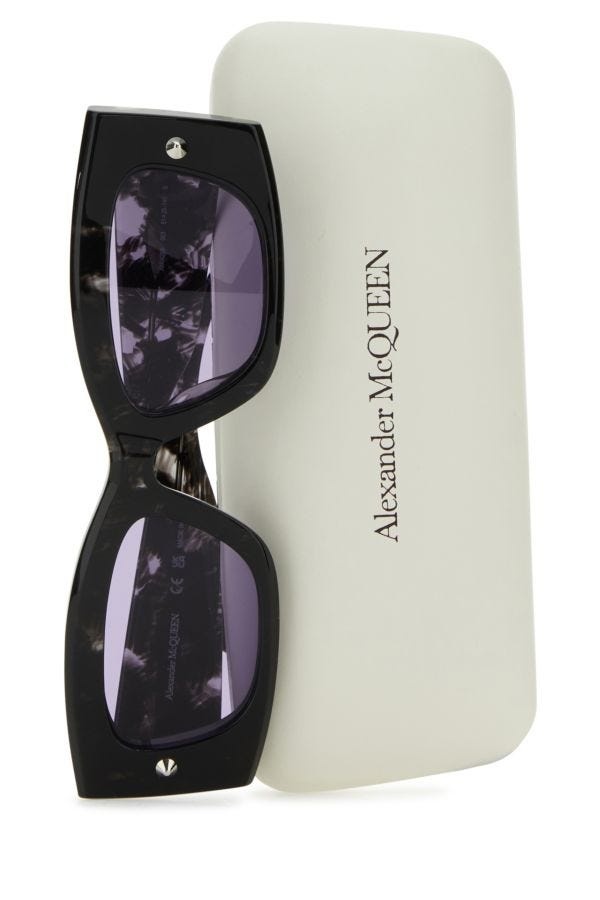 【送料&関税込】Alexander McQueen Multicolor Acetate Sunglas Alexander McQueen Multicolor acetate sunglasses