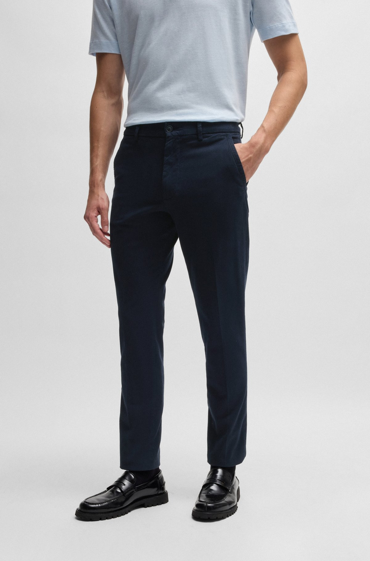 SLIM-FIT TROUSERS - 2