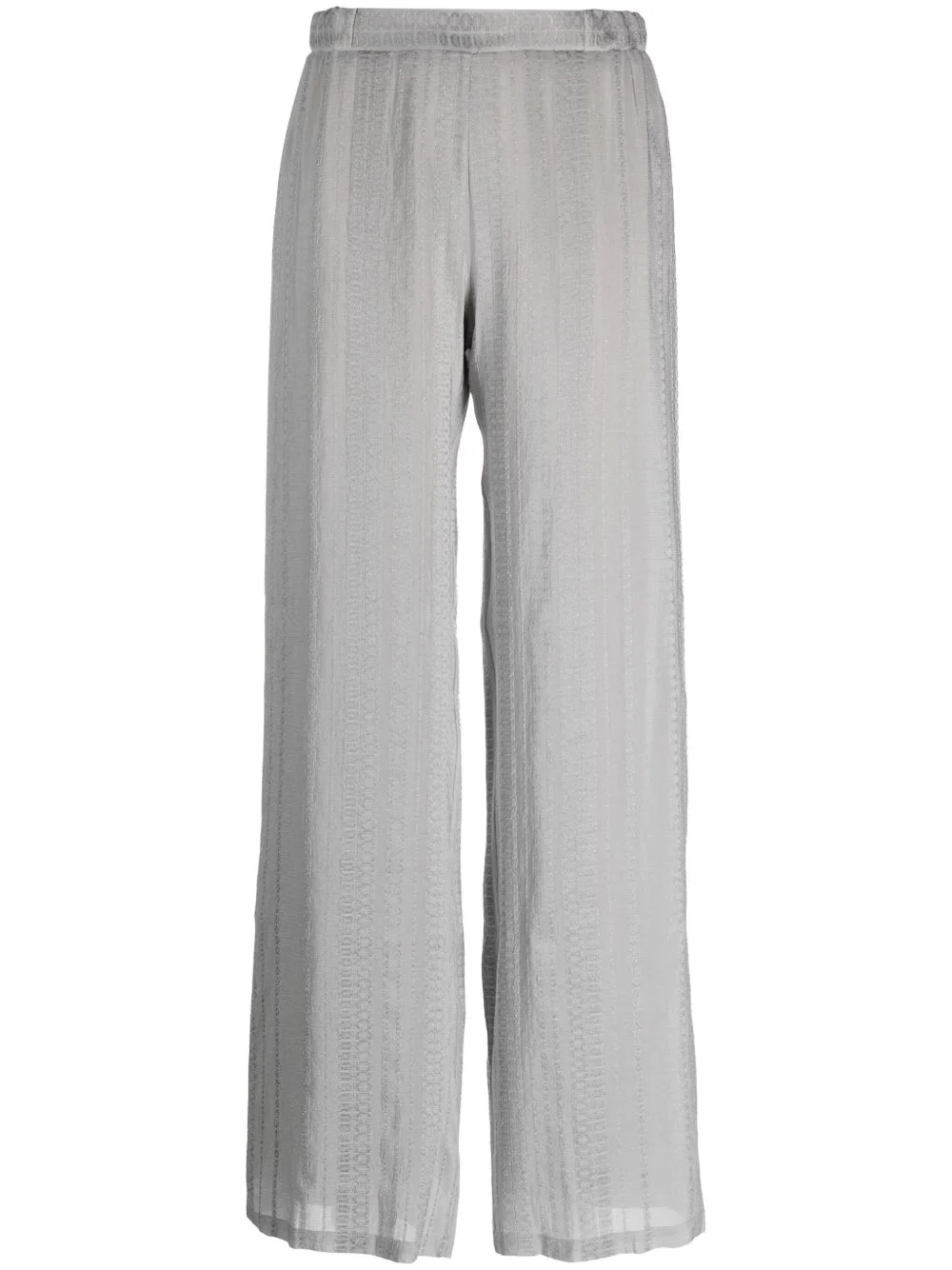 high-waisted wide-leg trousers - 1